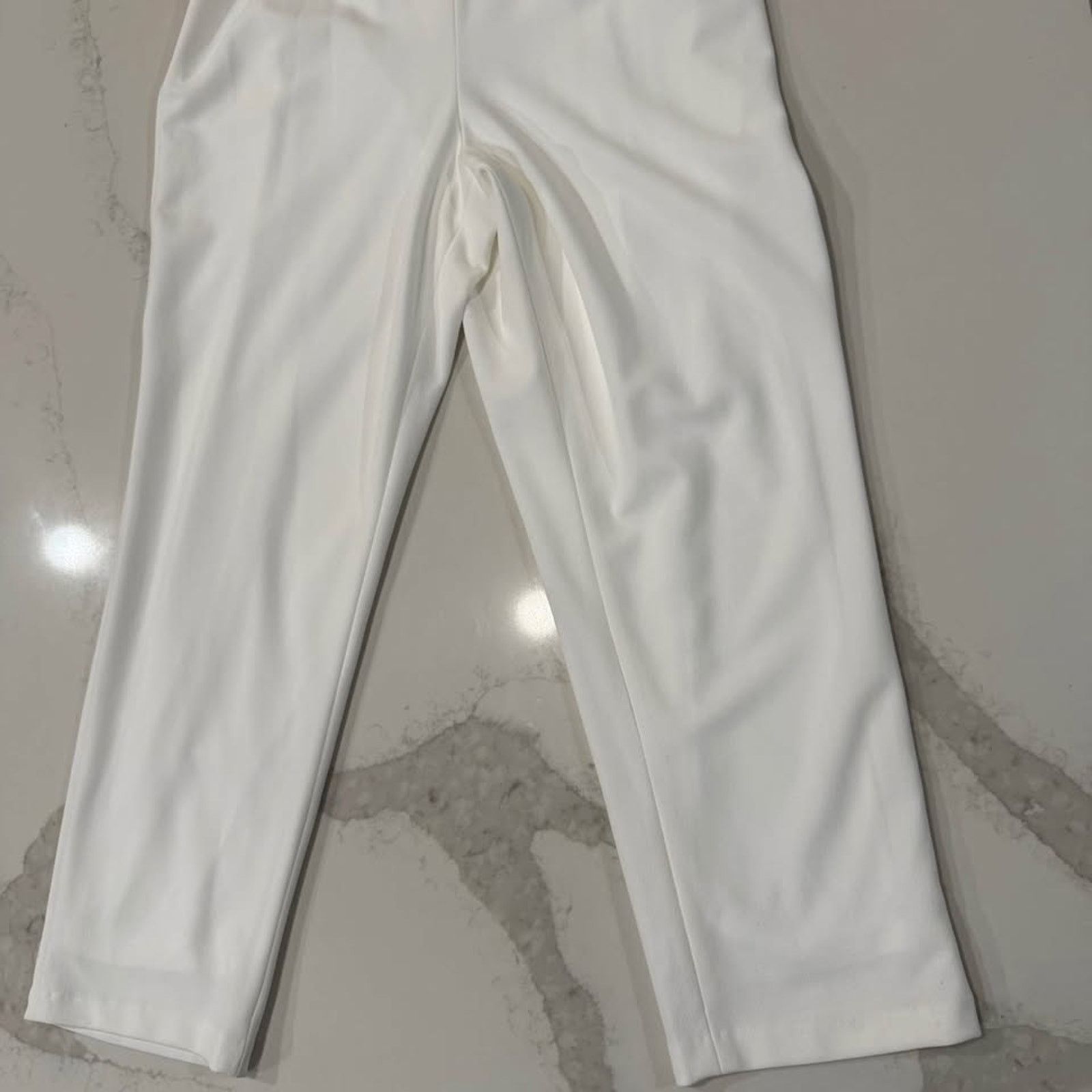 Adrianna Papell Adrianna Papell NWT One Shoulder Ivory Jumpsuit Bow Women 16 Size 38" / US 16 / IT 52 - 2 Thumbnail