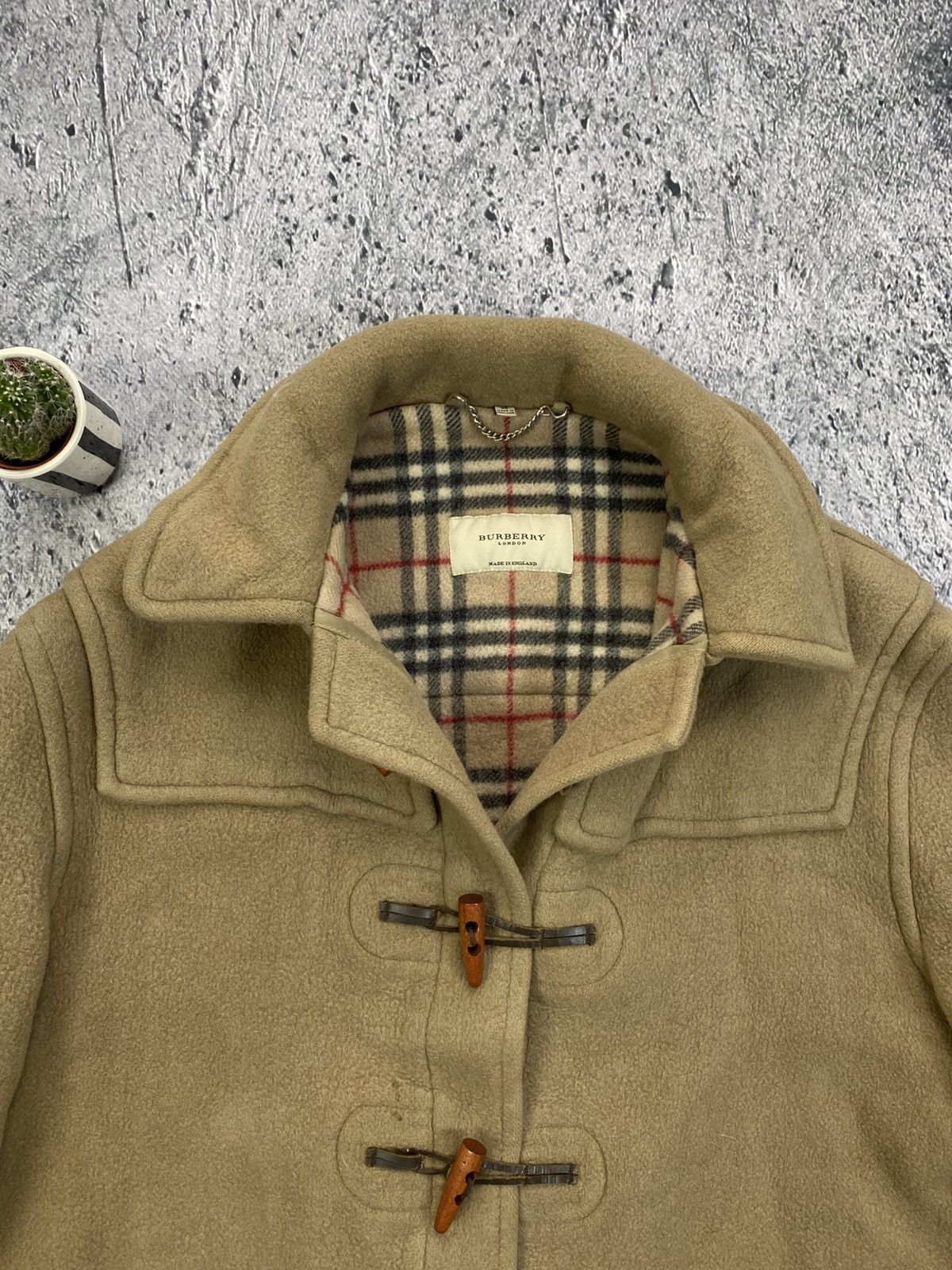 Burberry × Vintage Burberry hevy coat Vintage 90’ Size M / US 6-8 / IT 42-44 - 4 Thumbnail