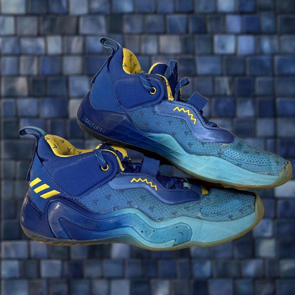 Adidas Adidas X Ninja Time In DON Issue 3 GW3951 Mens Size 10.5 Blue Bright Yellow Sneakers Size US 10 / EU 43 - 1 Thumbnail