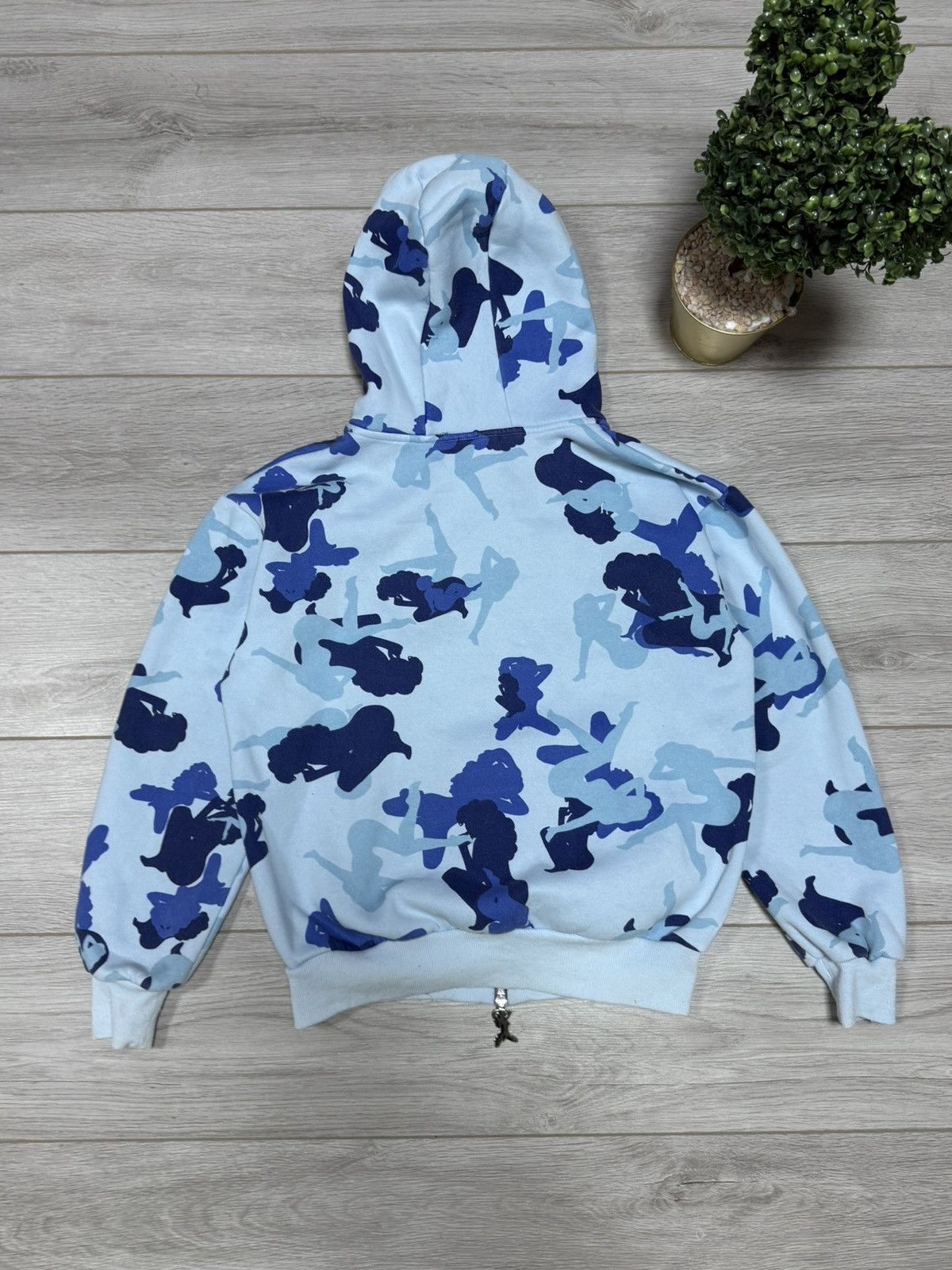 Named Collective Named Collective Unrealistic Ideals zip camo monogram hoodie Size US S / EU 44-46 / 1 - 8 Thumbnail