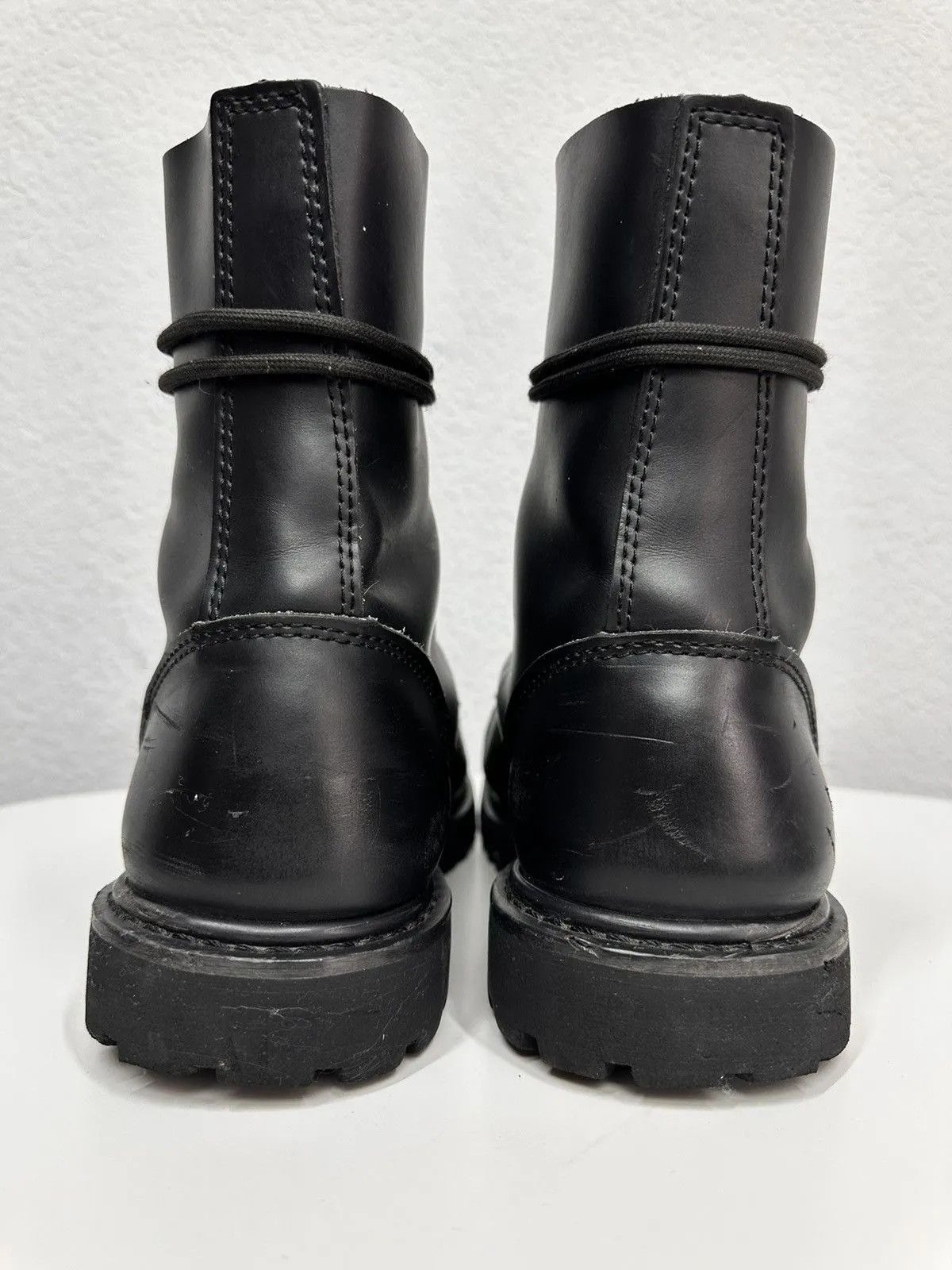 Raf Simons Vintage Leather Boots Avantgarde Rick Owens Style AS 98 Rare Size US 11 / EU 44 - 8 Thumbnail