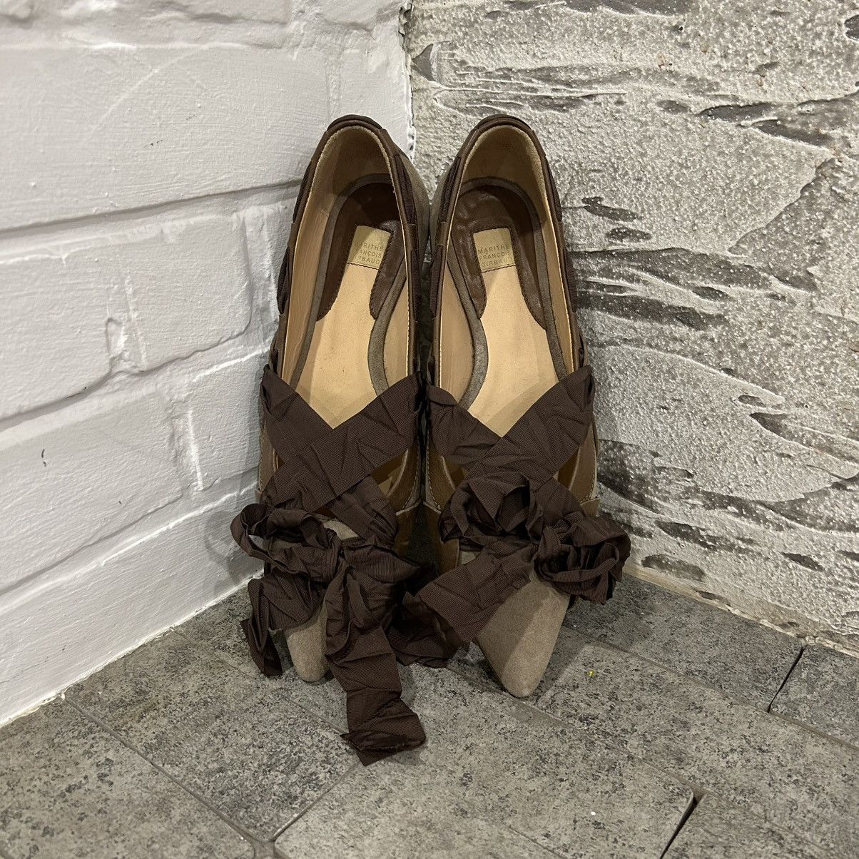 Marithe + Francois Girbaud Rare Marithe Francois Girbaud Ballerina Flats Leather Size US 6 / IT 36 - 10 Thumbnail