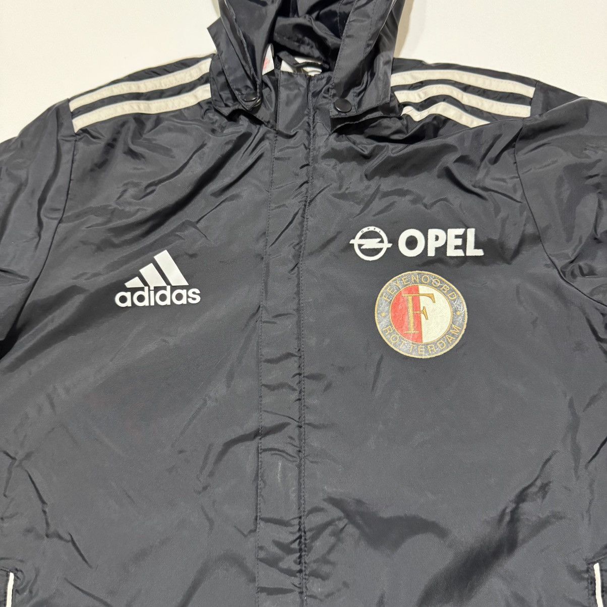 Adidas Adidas Feyenoord Rotterdam Black Football Jacket Windbreaker Size US S / EU 44-46 / 1 - 5 Thumbnail