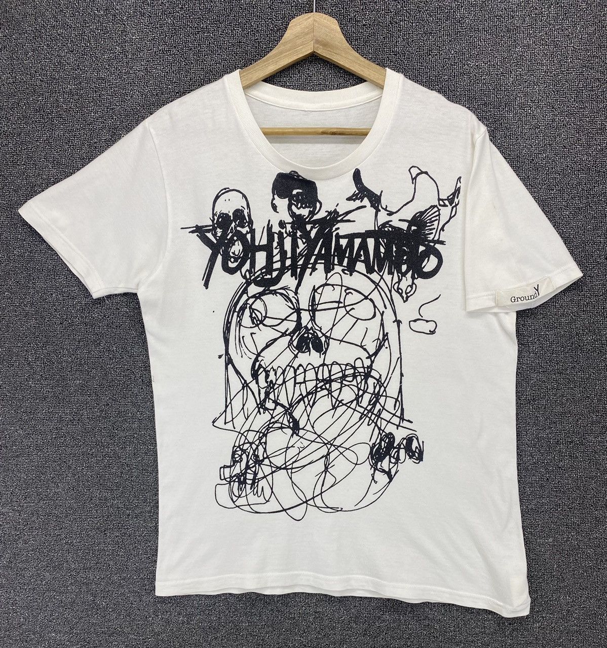Yohji Yamamoto Vintage Yohji Yamamoto Punk Style Tee T Shirts Size US M / EU 48-50 / 2 - 1 Thumbnail