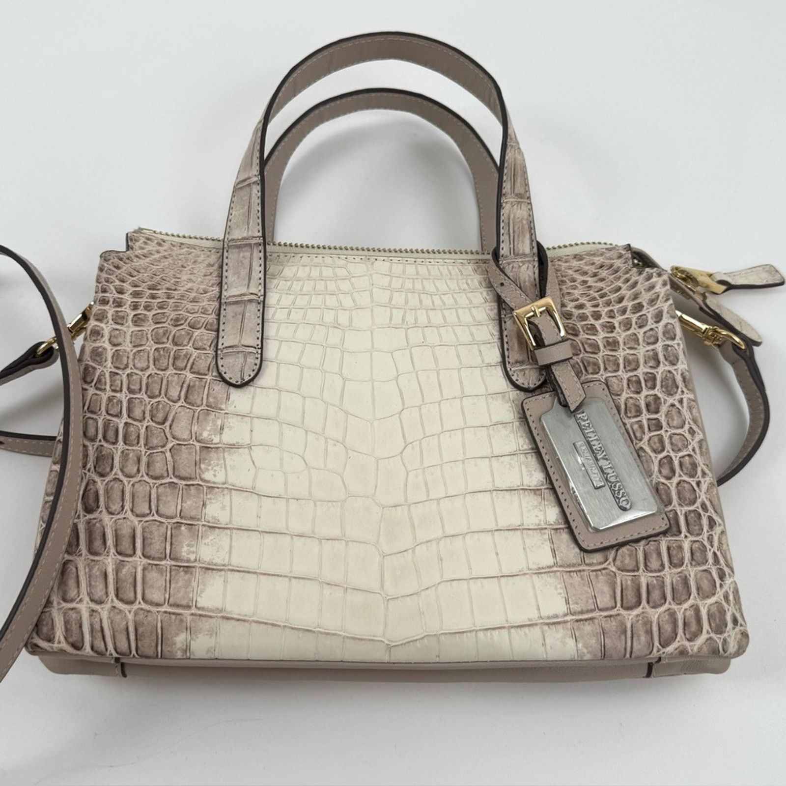 Other Niloticus crocodile Pelley Lusso two way bag NWT’s Size ONE SIZE - 8 Thumbnail