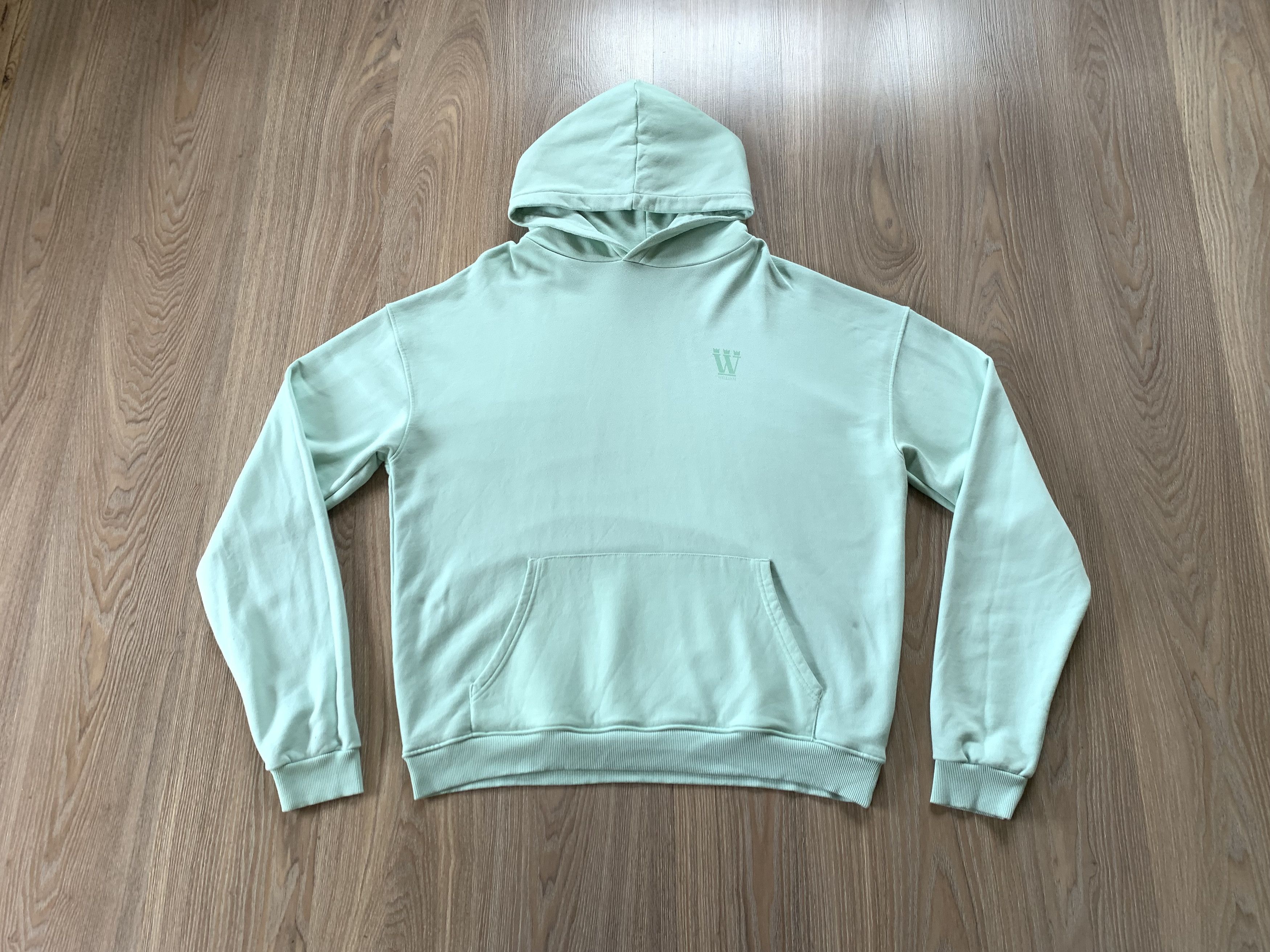Designer William Cotton Turqouise Heavy Hoodie Size US XL / EU 56 / 4 - 10 Thumbnail