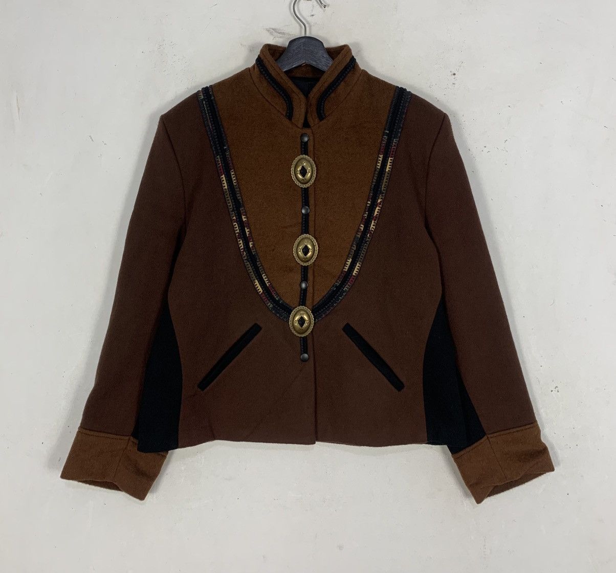 Vintage Vintage Coloturq Clothing Outdoor Outwear Wool Jaacket Size US M / EU 48-50 / 2 - 1 Thumbnail