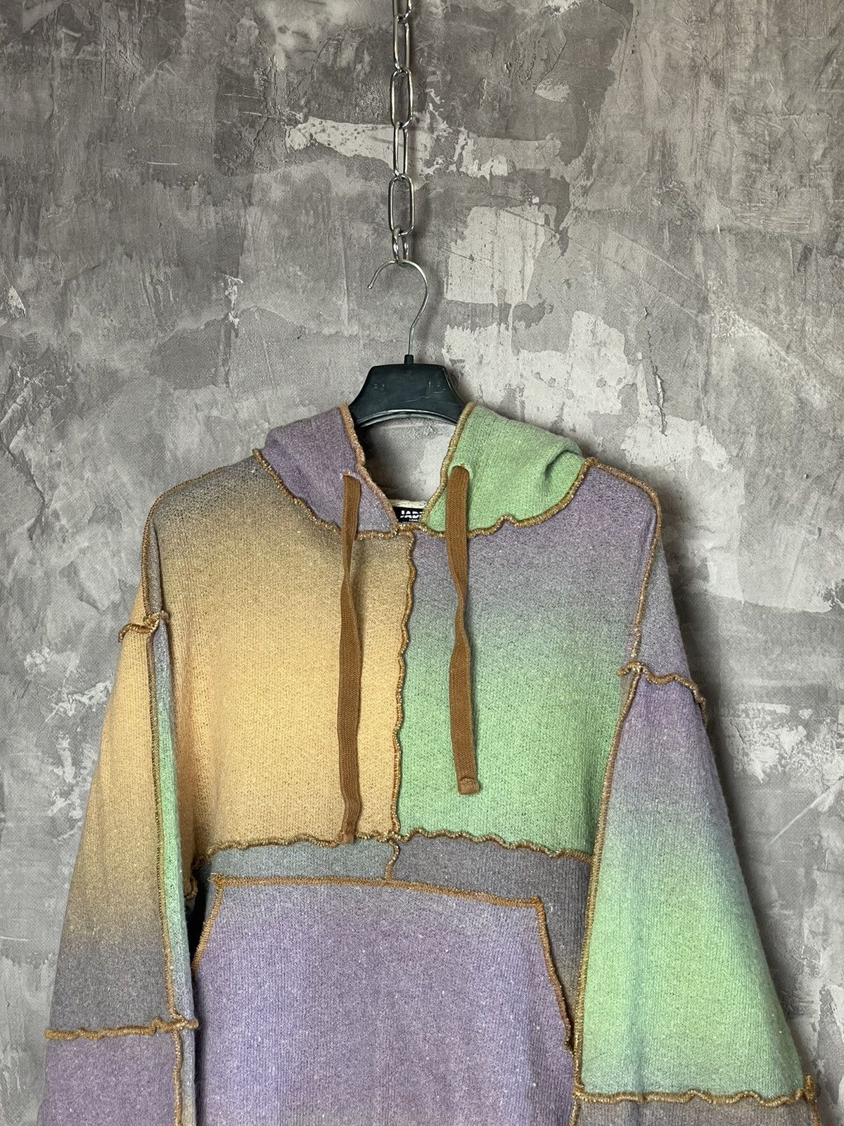 Jaded London Jaded London Patchwork Colorful Hoodie Y2k Style Size XS / US 0-2 / IT 36-38 - 2 Thumbnail
