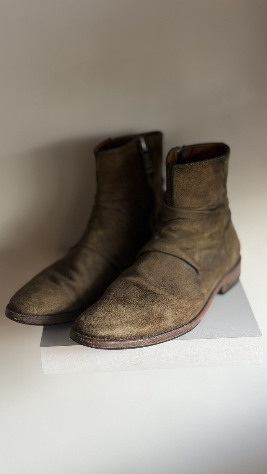 John Varvatos John Varvatos Sharpei Morrison suede leather boots 7.5 Size US 7.5 / EU 40-41 - 10 Thumbnail