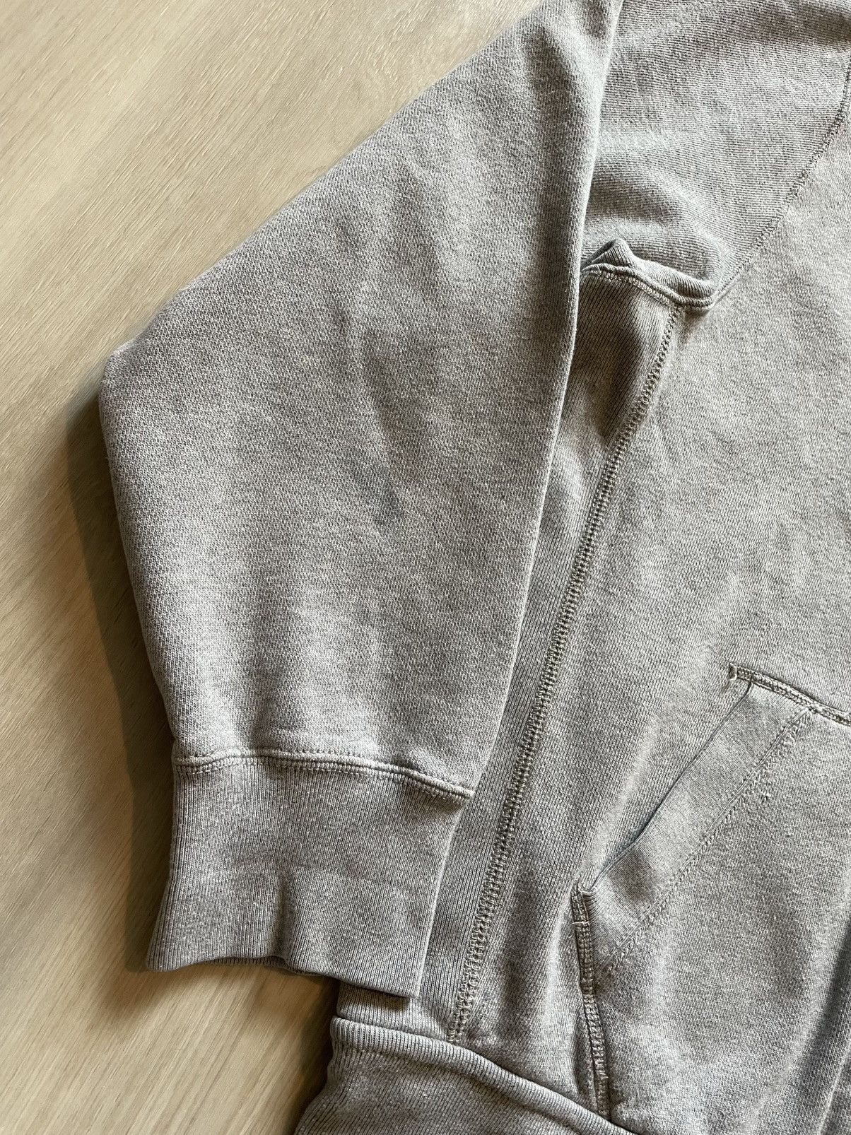 Polo Ralph Lauren VTG Polo Ralph Lauren Heather Grey Full Zip Thermal Hood LG Size US L / EU 52-54 / 3 - 2 Thumbnail