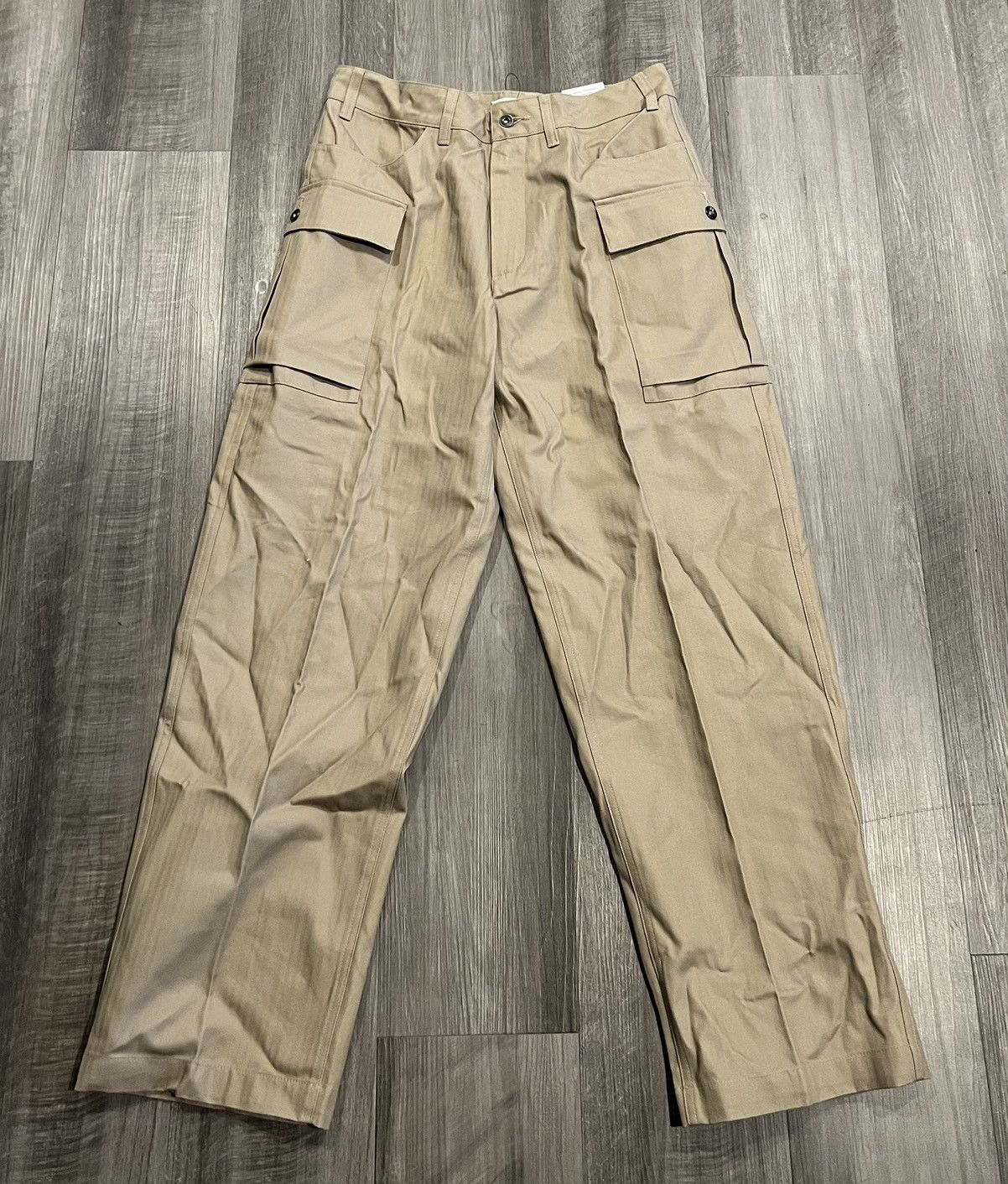 Nike Size 30 Nike Life Mens Khaki Cargo Pants Zip Fly Button Up Size US 30 / EU 46 - 1 Thumbnail