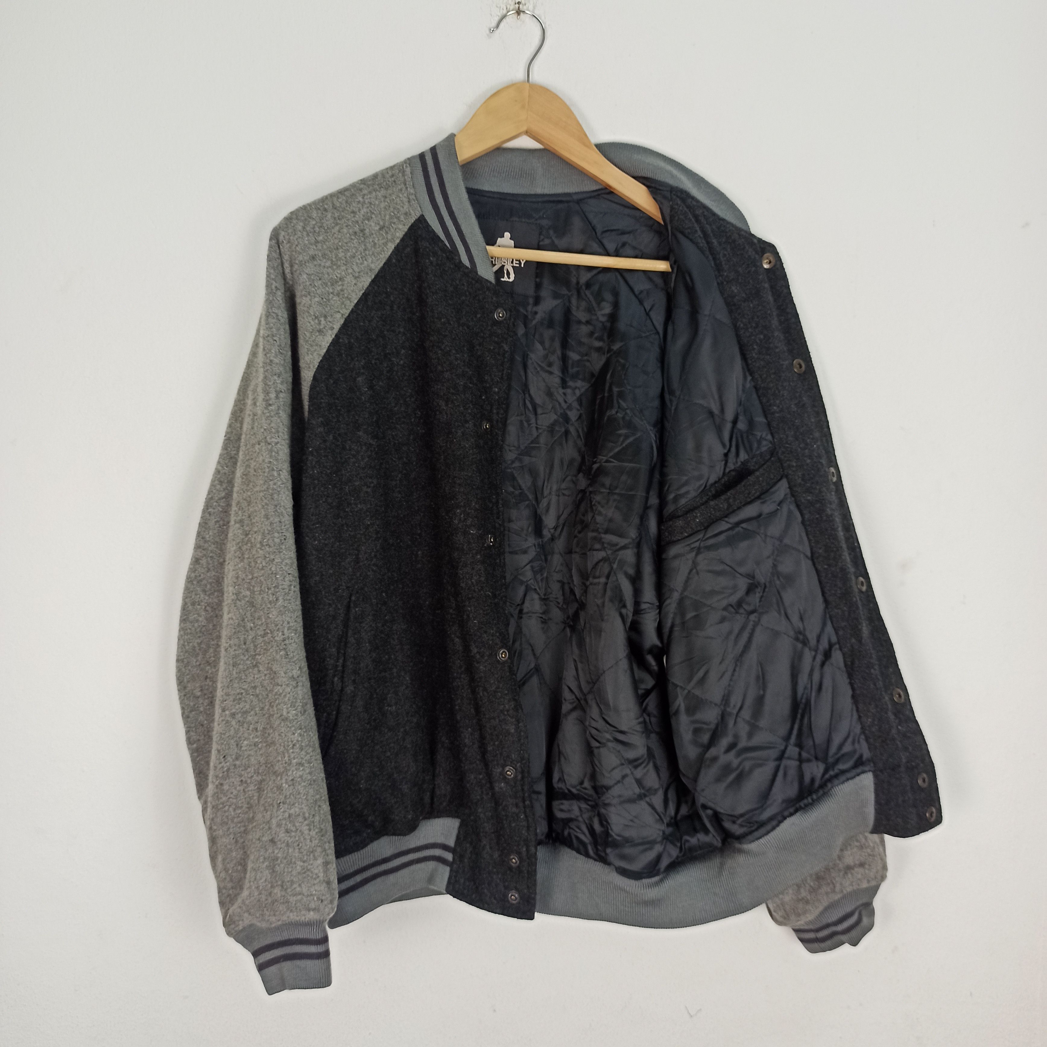 Other Vintage 90s Elvis Presley Wool Varsity Jacket Size US L / EU 52-54 / 3 - 6 Thumbnail