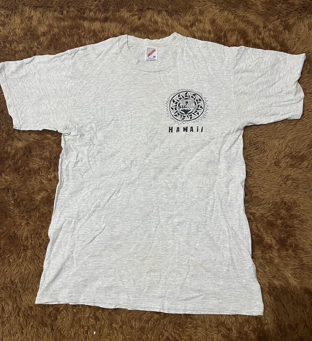 Vintage Hawai Tshirt Tag Jerzees Made In USA Y2K Style Vintage Size US M / EU 48-50 / 2 - 1 Thumbnail