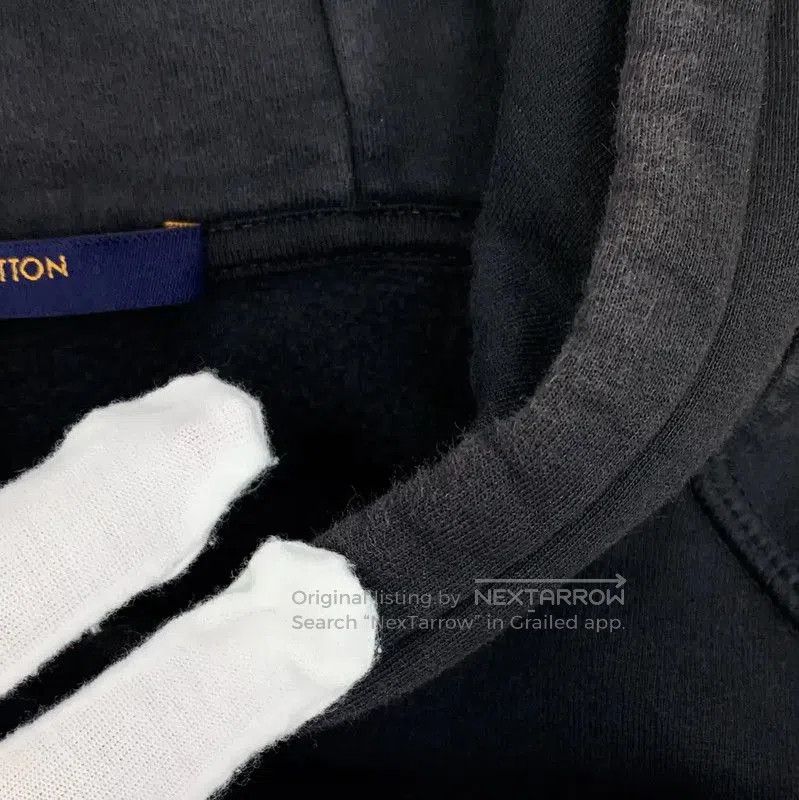Louis Vuitton Louis Vuitton Black Cotton Women's Hoodie . Size M / US 6-8 / IT 42-44 - 8 Thumbnail
