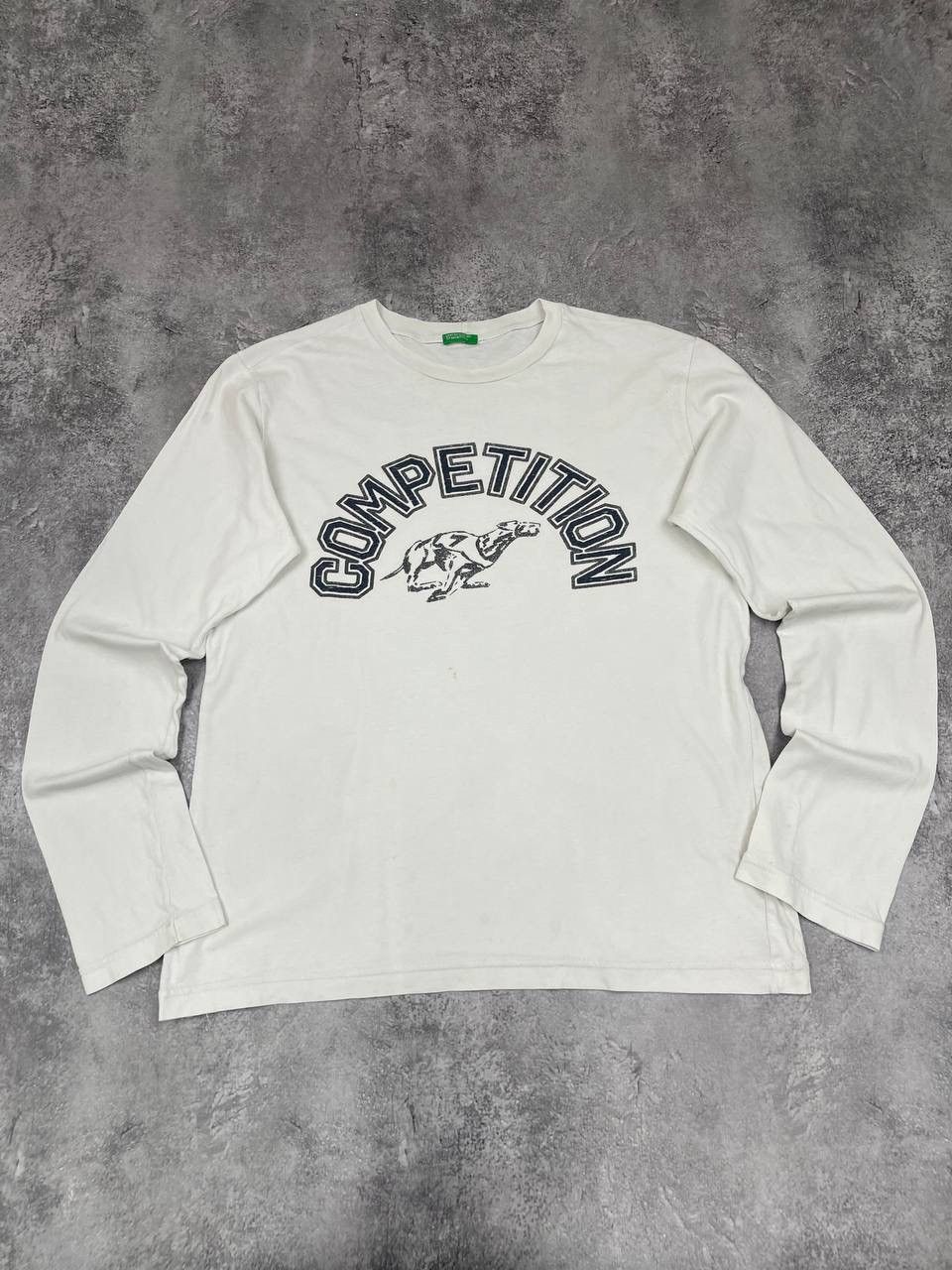 United Colors Of Benetton United Colors Of Benetton Men Long Sleeve T Shirt White Size US L / EU 52-54 / 3 - 1 Thumbnail