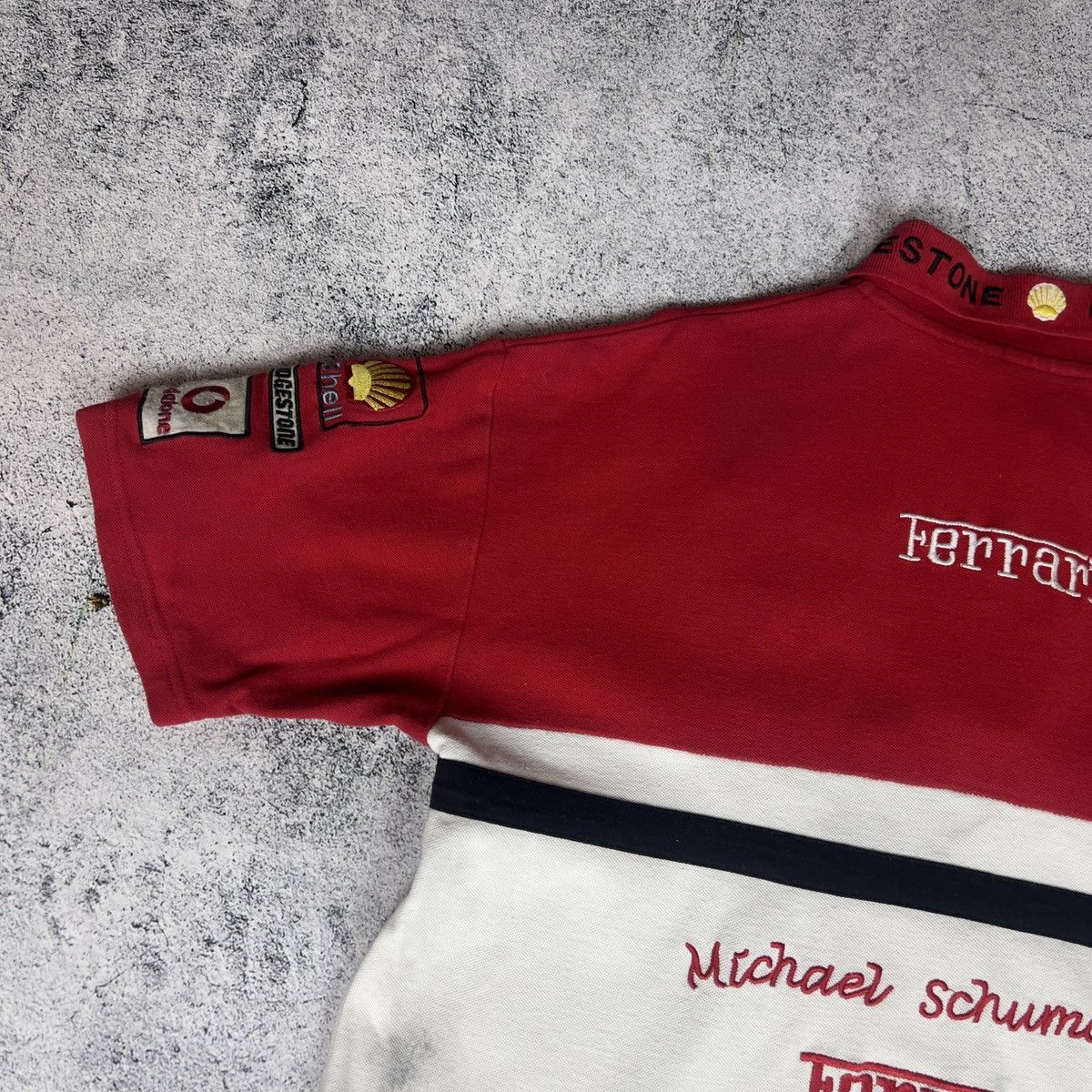 Ferrari Ferrari Polo Men's Size S Cotton Short Sleeve Racing Y2K 90s Size US S / EU 44-46 / 1 - 16 Thumbnail
