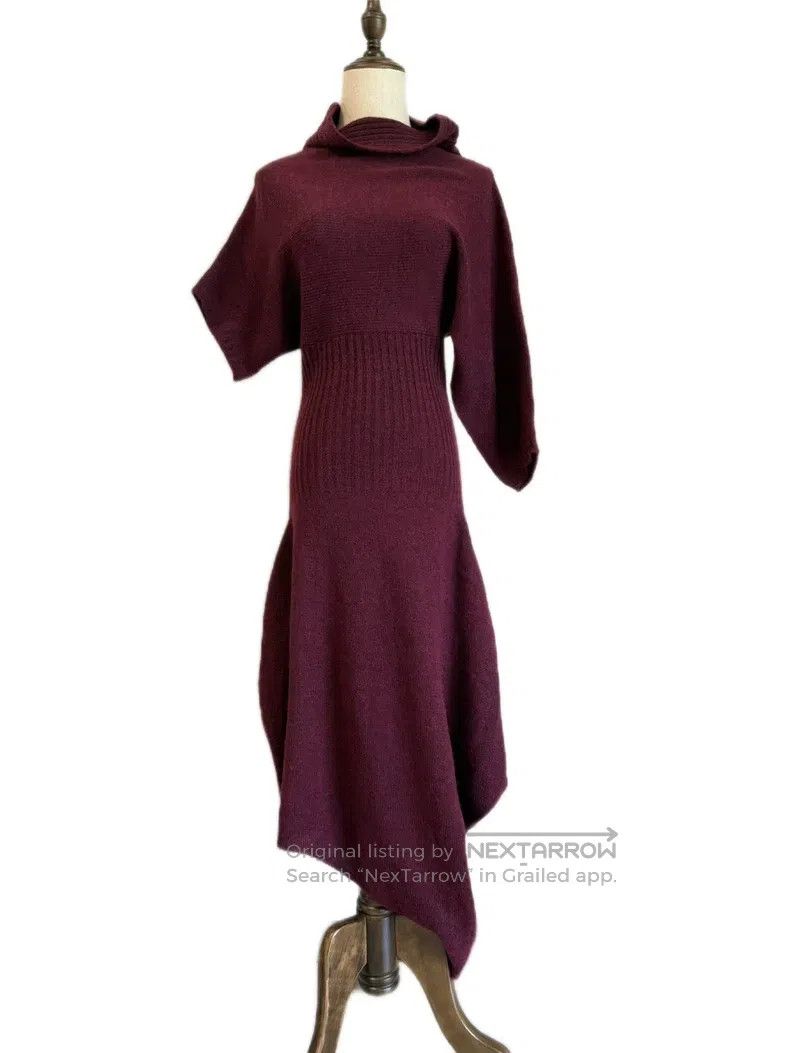 Issey Miyake Issey Miyake Blended Wool Deformable Dress Size M / US 6-8 / IT 42-44 - 3 Thumbnail