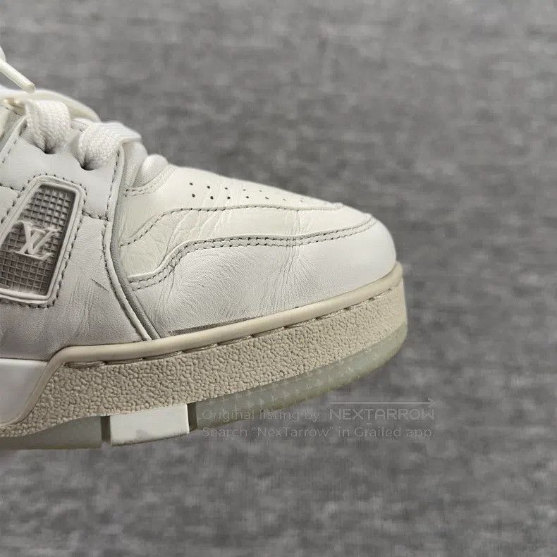 Louis Vuitton Louis Vuitton Trainer white cement shoes Size US 7 / IT 37 - 7 Thumbnail