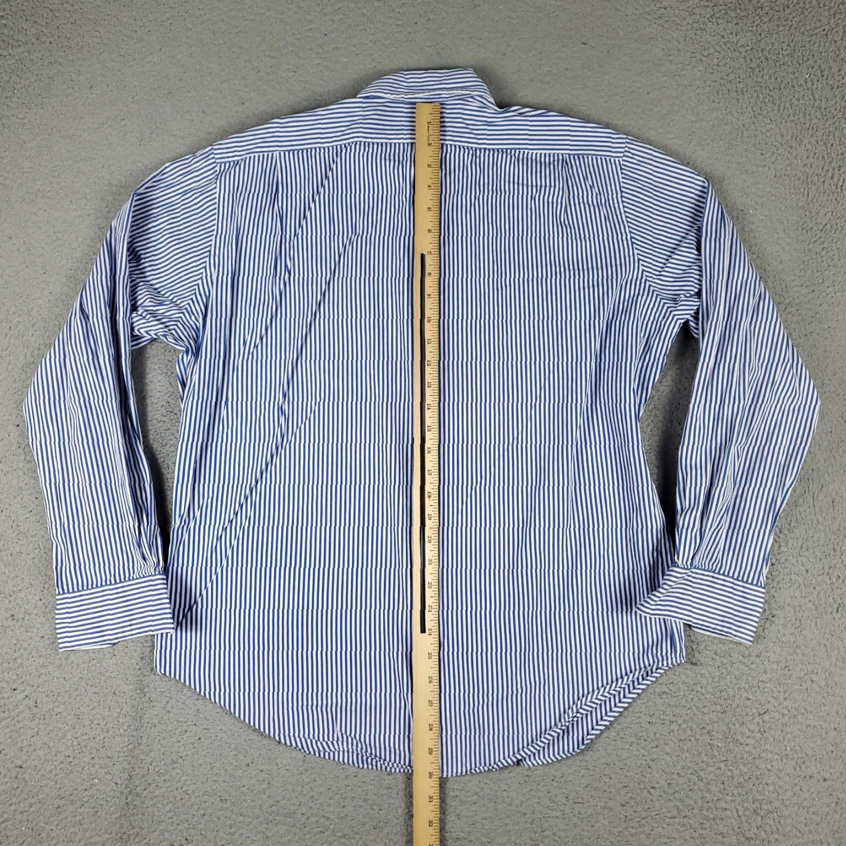 Ralph Lauren Ralph Lauren Shirt Men L Blue Striped Button-Down Long Sleeve Cotton Regular Fit Mens Size US L / EU 52-54 / 3 - 6 Thumbnail