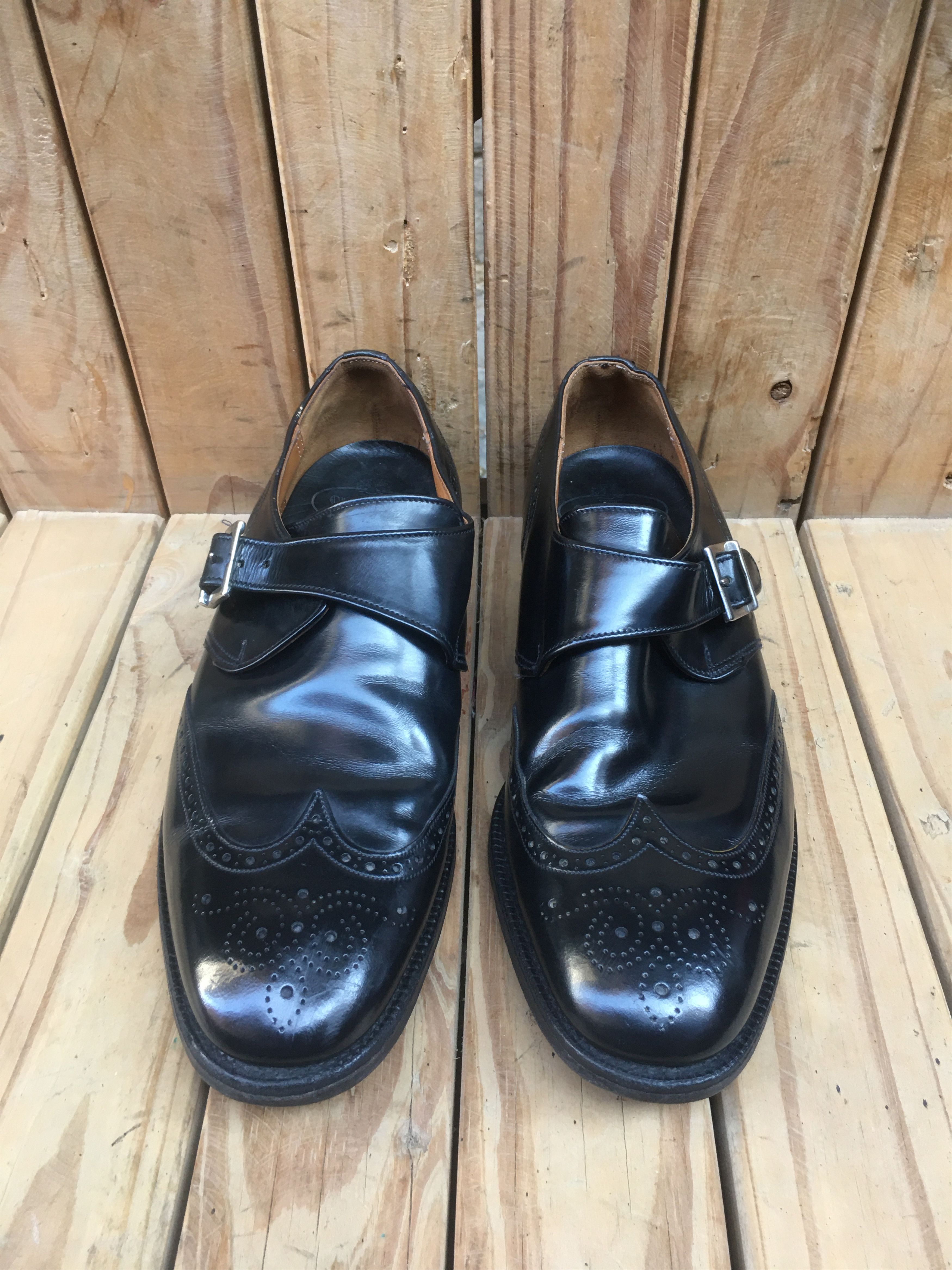 Church's Church’s 'Piccadilly' black Strap Shoes Size UK 7.5 F Size US 8.5 / EU 41-42 - 13 Thumbnail