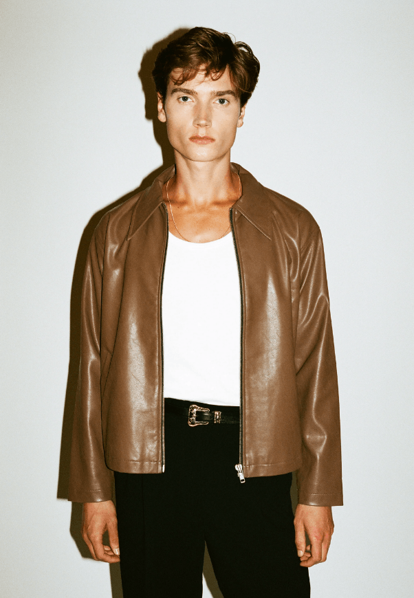 California Arts. California Arts Vegan Leather Jacket Size US S / EU 44-46 / 1 - 1 Thumbnail