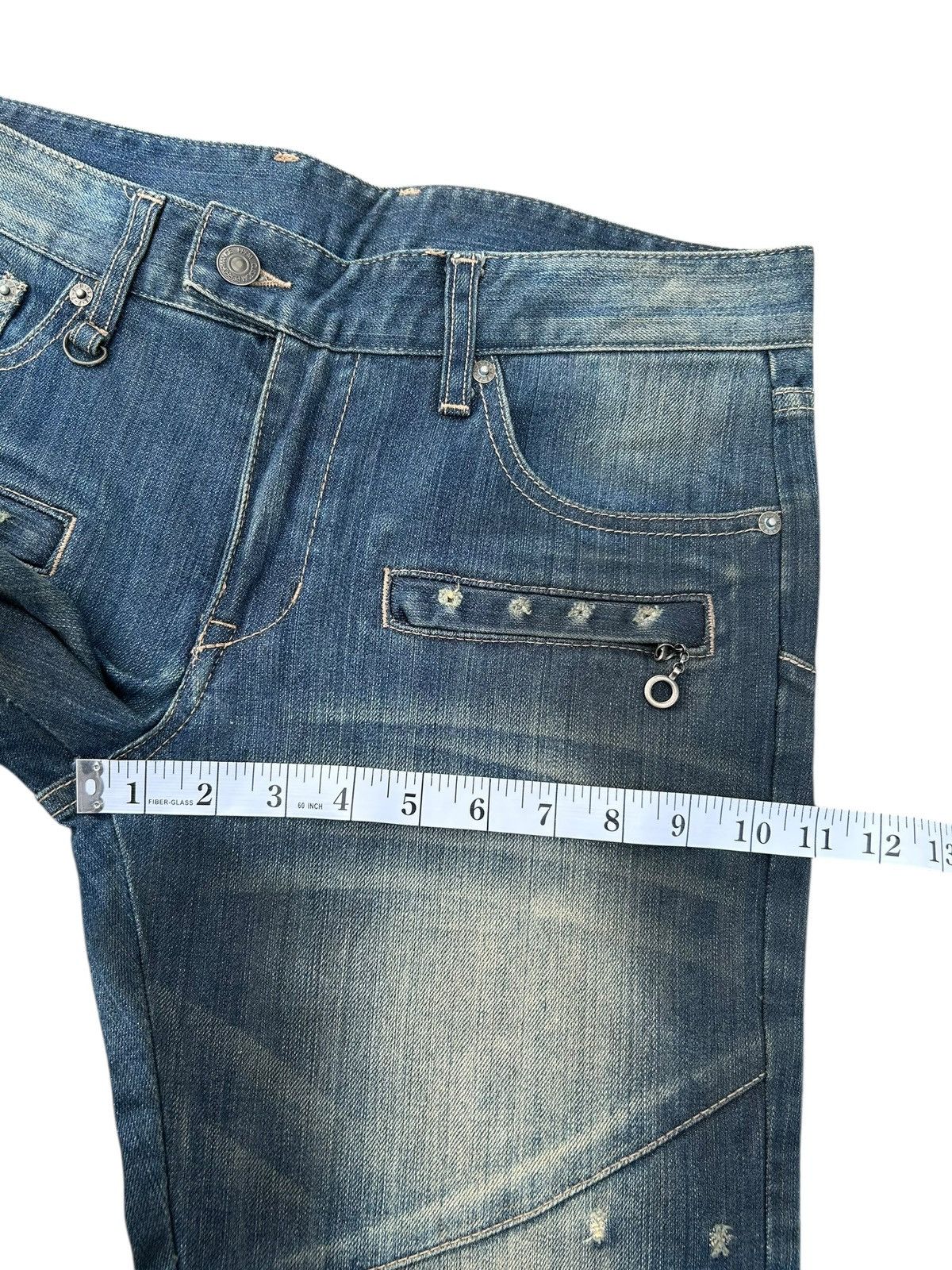 Kapital PPFM Japanese Punk Bondage Style Denim Jeans Size US 32 / EU 48 - 19 Thumbnail