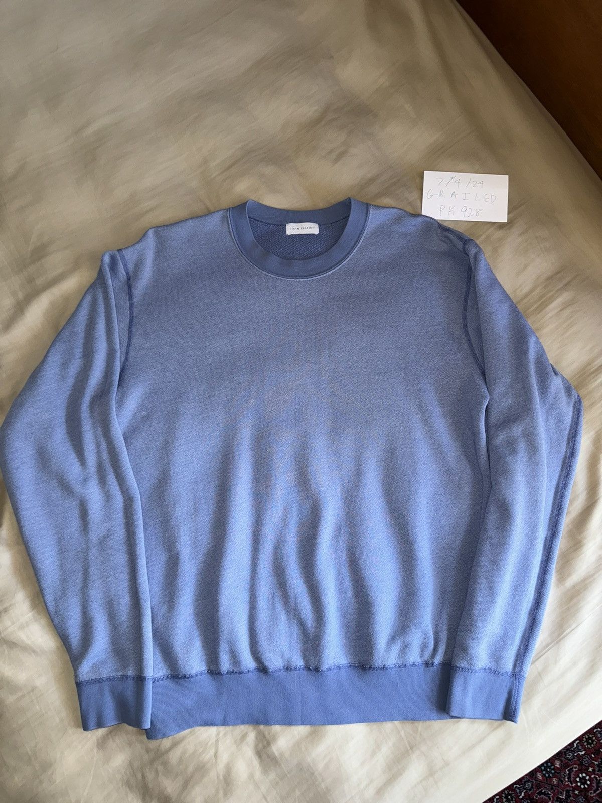 John on sale Elliot Crewneck Pullover Blue Long Sleeve Size 5 Blue