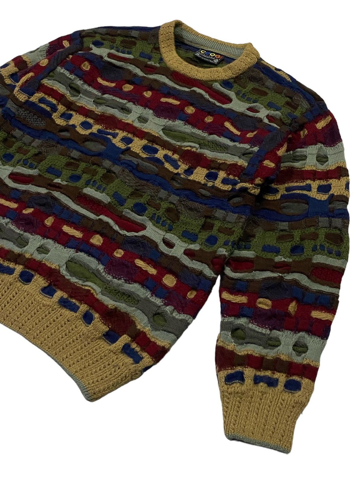 Coogi Vintage Googi 3D Knit Crewneck Sweater Size US S / EU 44-46 / 1 - 18 Thumbnail