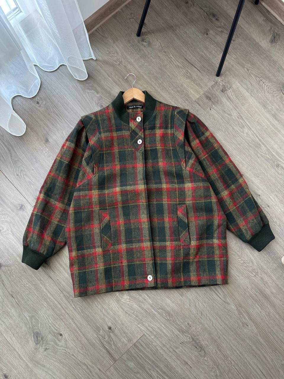 Other UK Vintage Avoca Ireland Wool Checked Collection Jacket Size M / US 6-8 / IT 42-44 - 9 Thumbnail