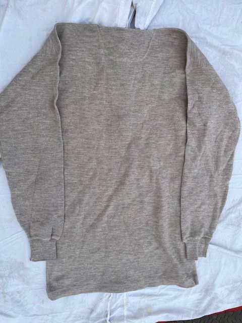 Vintage USA Military WWII Look Henley Top Size US S / EU 44-46 / 1 - 4 Thumbnail