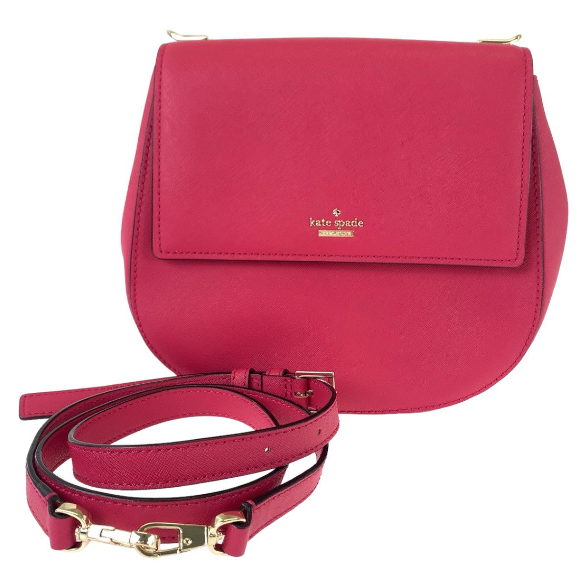 Kate Spade Kate Spade Kate Spade Leather PXRU6912 Shoulder Bag Leather Crossbody Bag PXRU6912 Size ONE SIZE - 1 Thumbnail