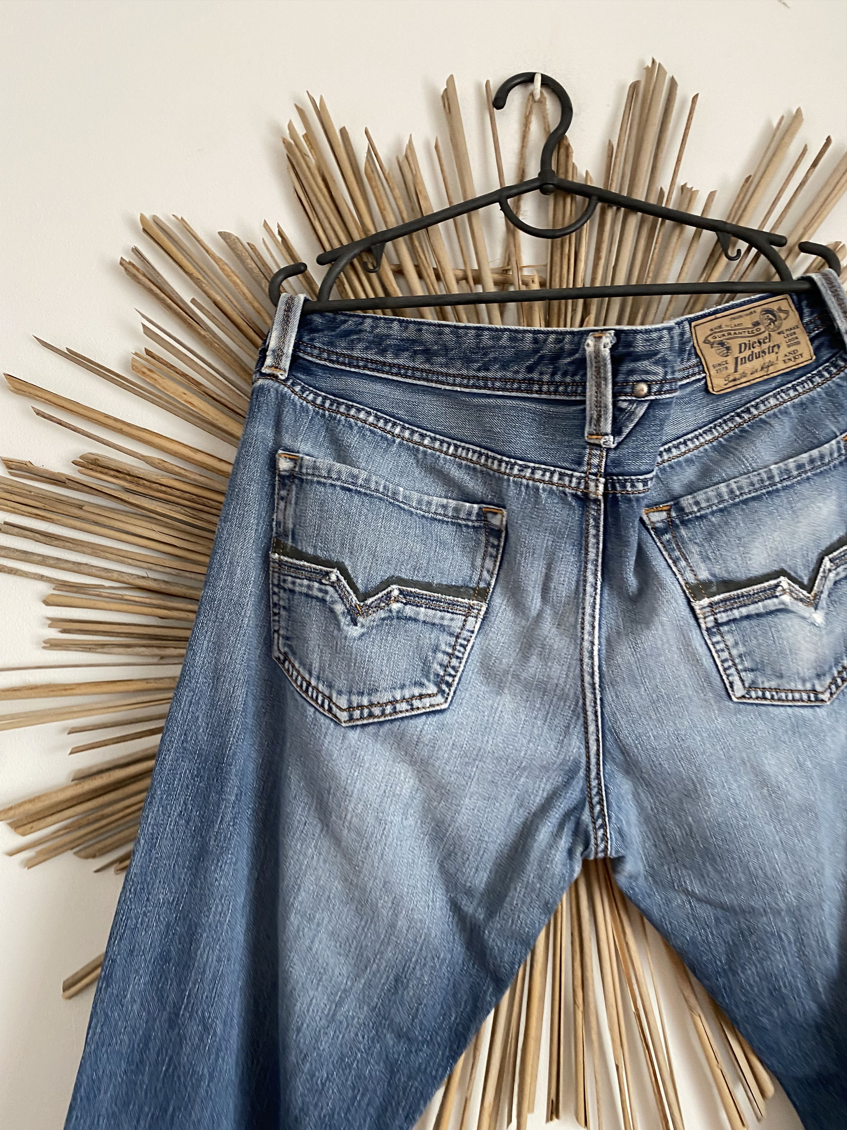 Diesel Vintage Diesel Jeans Distressed Wash Japanese Crazy y2k 90s Size US 36 / EU 52 - 5 Thumbnail
