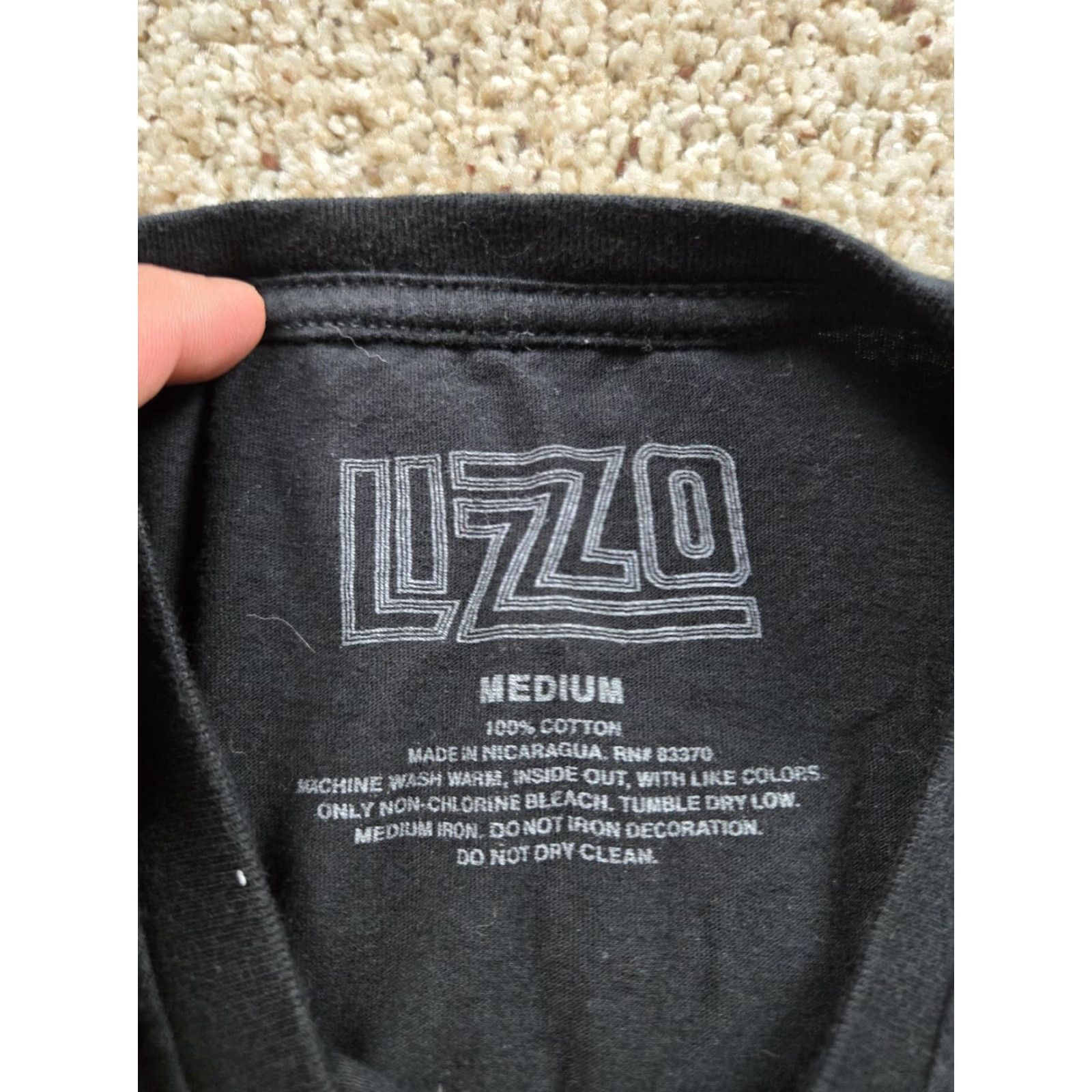 Rizzoli Lizzo Special Tour Shirt Mens Medium Black Fall 2022 Concert Music Tee Size US M / EU 48-50 / 2 - 3 Thumbnail