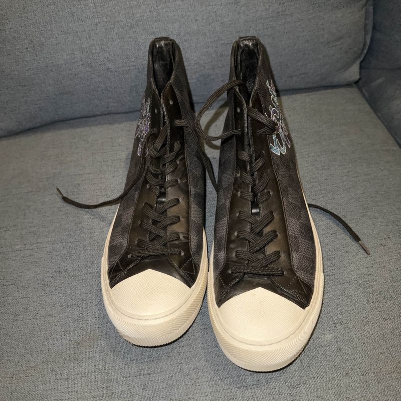 Louis Vuitton Louis Vuitton Tattoo Damier Graphite High Top Sneakers - Size US 8 / EU 41 - 2 Thumbnail