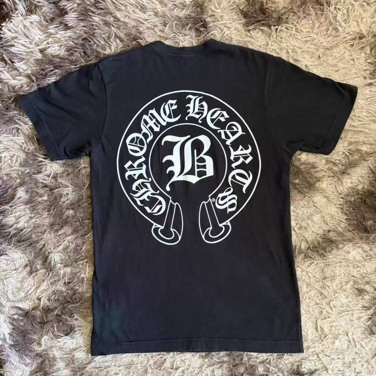 Chrome Hearts Chromehearts x Bella Horseshoe Black Short Sleeve T-shirt Size S / US 4 / IT 40 - 2 Thumbnail