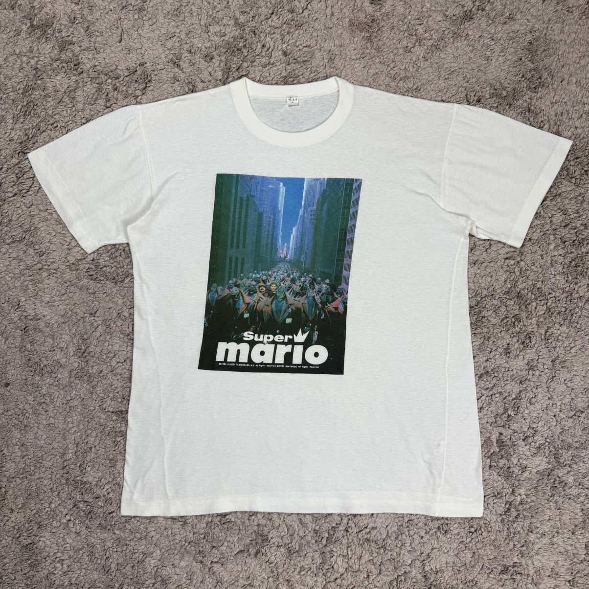 Nintendo × Vintage Vintage Super Mario Movie by Nintendo Promo T-shirt Size US L / EU 52-54 / 3 - 1 Thumbnail