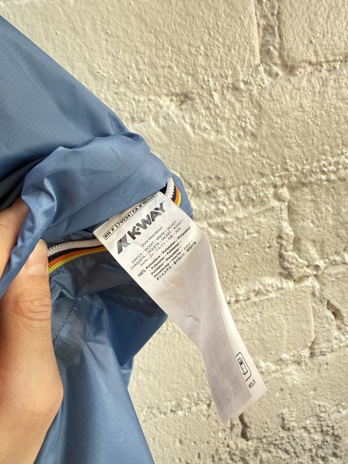 Maison Kitsune K-WAY Collab Packable Ripstop Nylon Jacket Size US XL / EU 56 / 4 - 7 Thumbnail