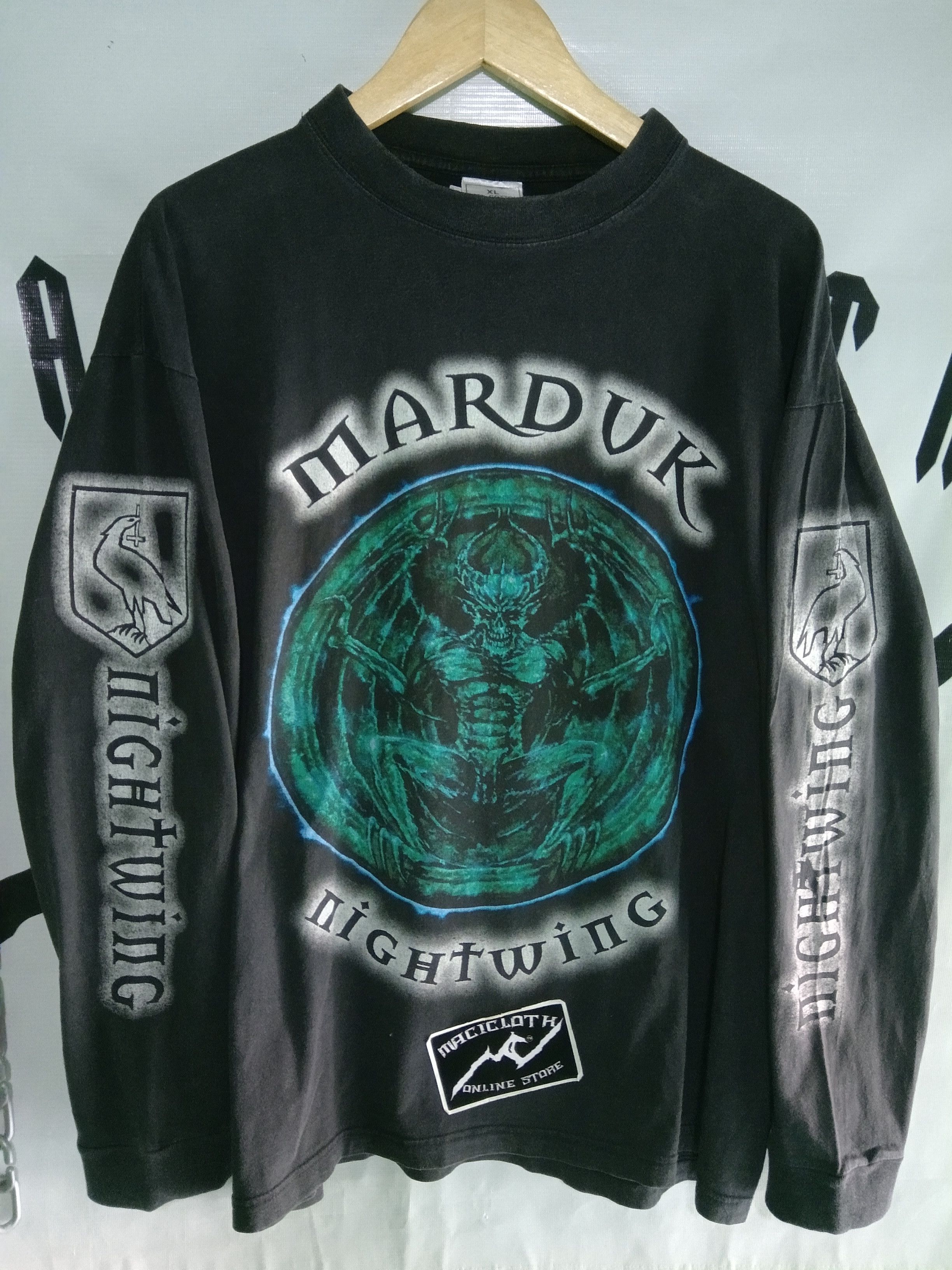 Band Tees × Vintage Vintage MARDUK nightwing Size US XL / EU 56 / 4 - 1 Thumbnail
