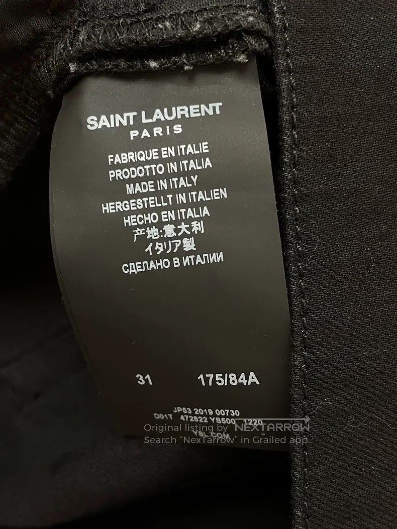 Saint Laurent Paris Saint Laurent Paris Classic Basic Denim Jeans Size US 31 - 5 Thumbnail