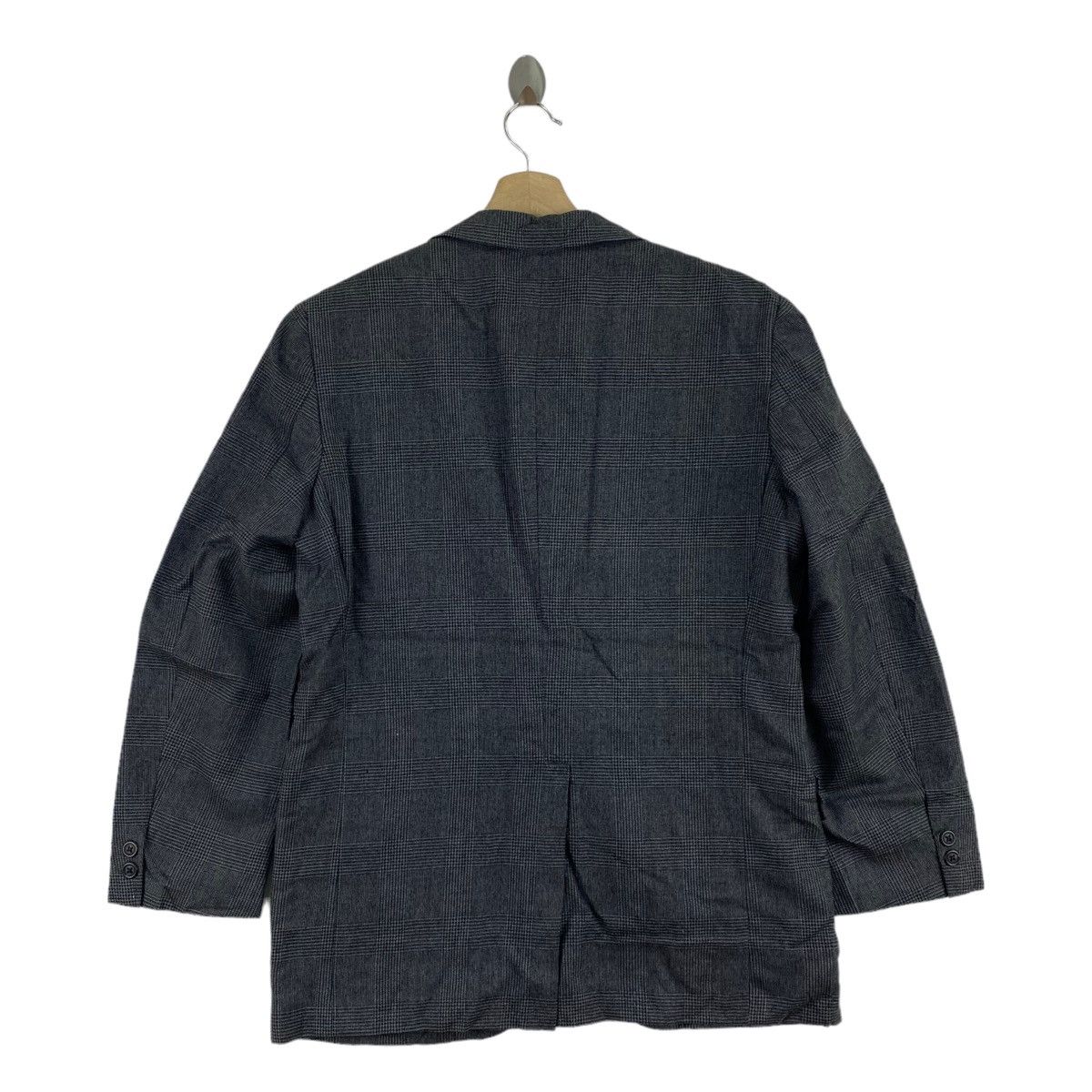 J. Press Vintage J.PRESS New York Checkred Design Grey Blazer Coat Size US M / EU 48-50 / 2 - 2 Thumbnail