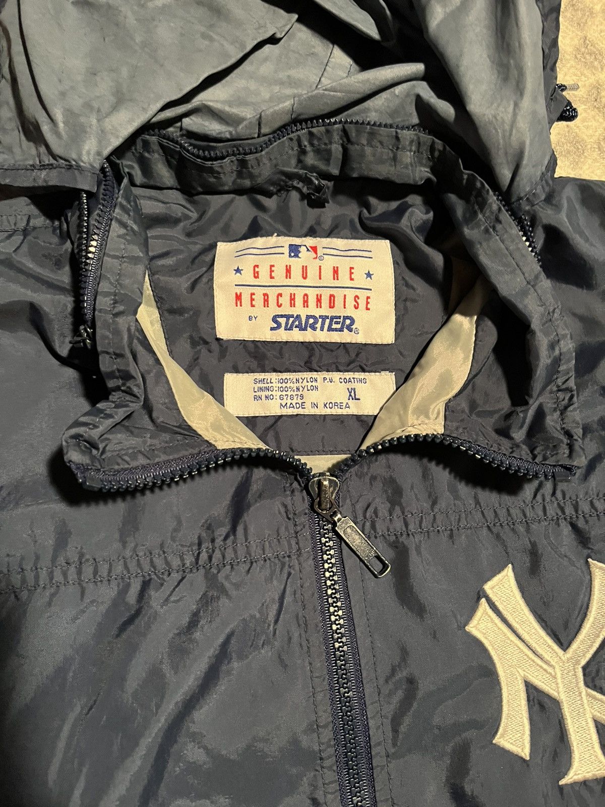 Starter Vintage Starter NY Yankees Rain Coat. Size US L / EU 52-54 / 3 - 3 Thumbnail