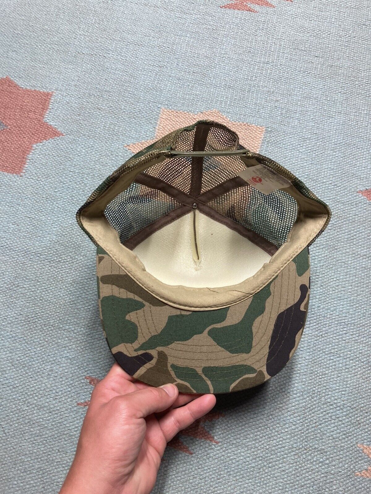 Vintage VTG 80s trucker hat cam rice lake canada woodland duck goose Size ONE SIZE - 5 Thumbnail