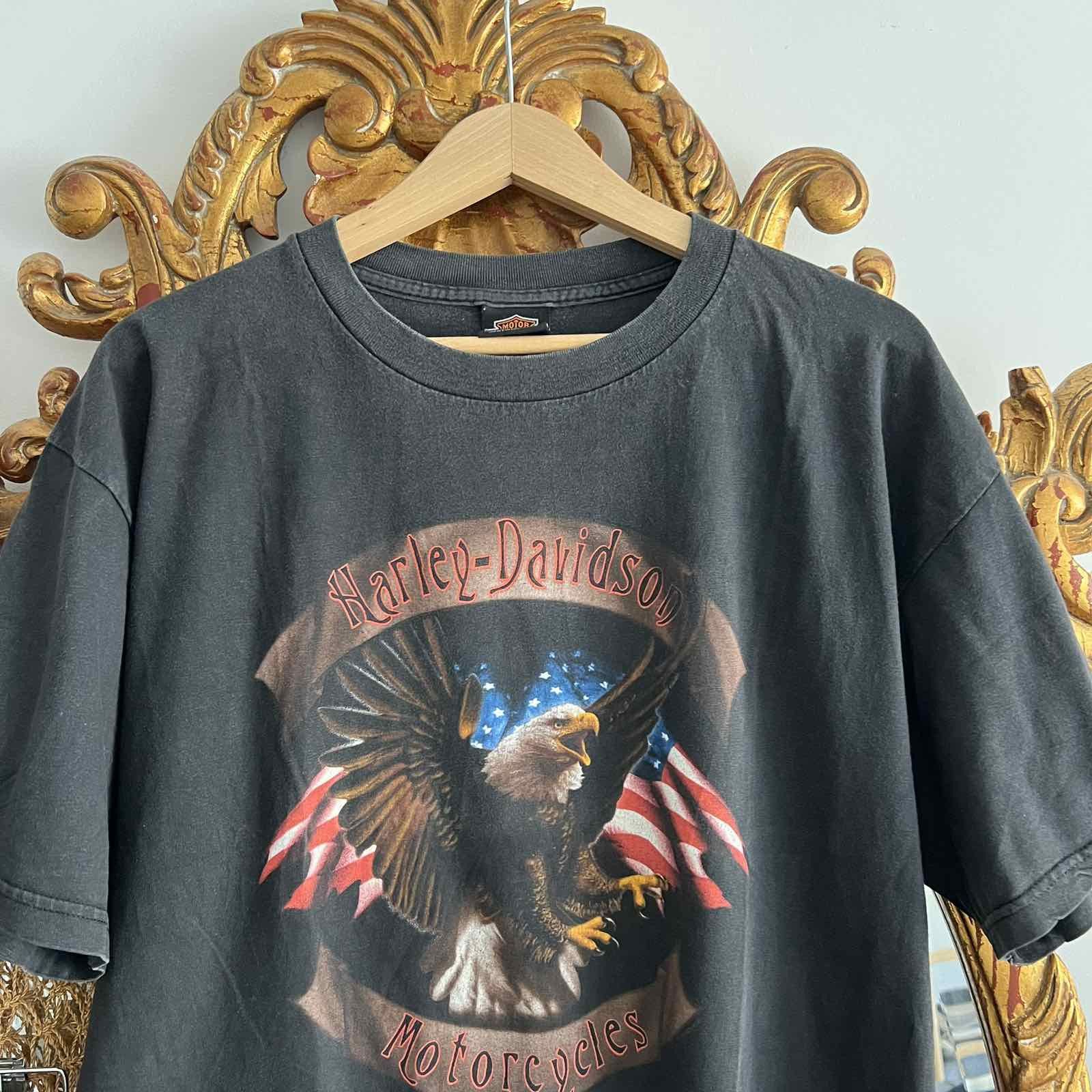 Harley Davidson × Vintage Vintage Harley Davidson 00s Graphic Tee Sz XL Size US XL / EU 56 / 4 - 2 Thumbnail