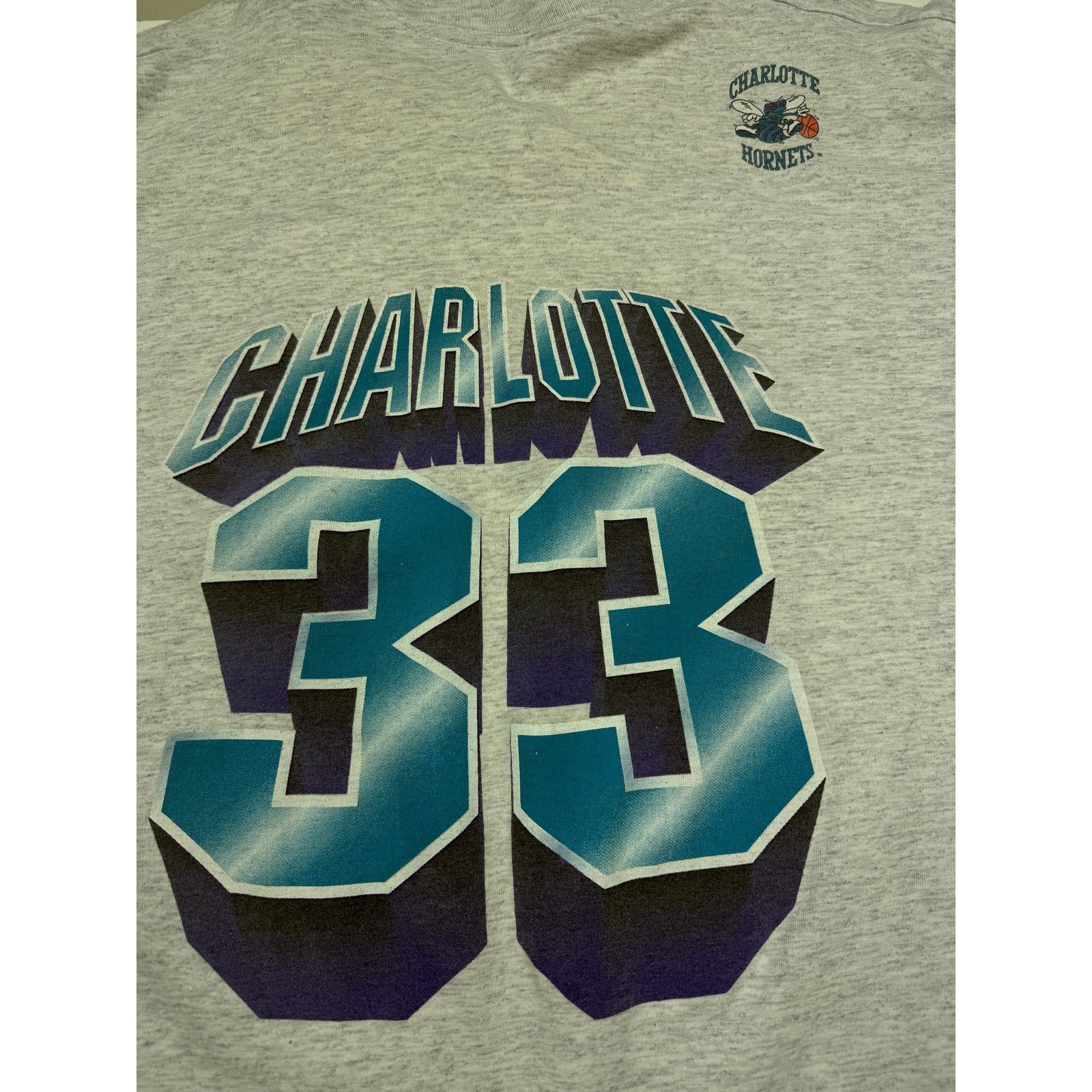 Vintage Vintage 90s Alonzo Mourning #33 Chrolette Hornets Salem XL Size US XL / EU 56 / 4 - 8 Thumbnail