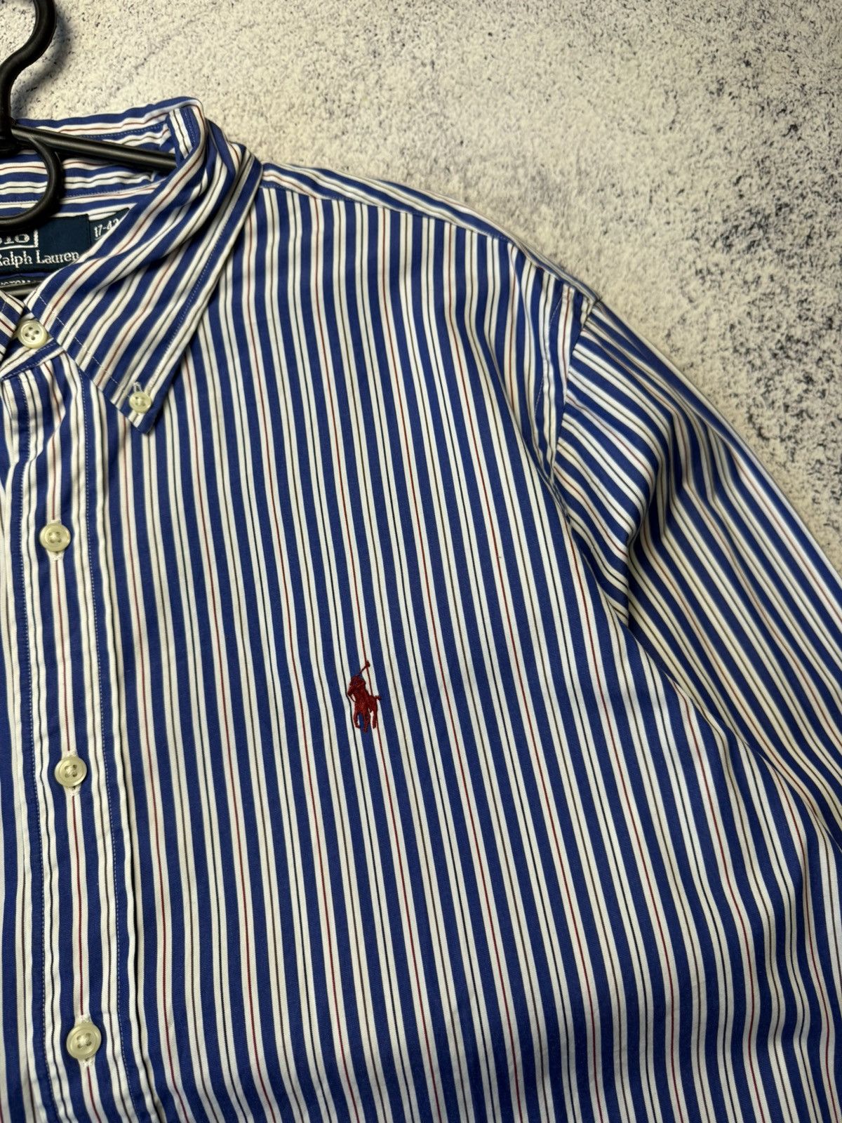 Polo Ralph Lauren Vintage POLO RALPH LAUREN Button Up Shirt rare 90s Size US XL / EU 56 / 4 - 10 Thumbnail