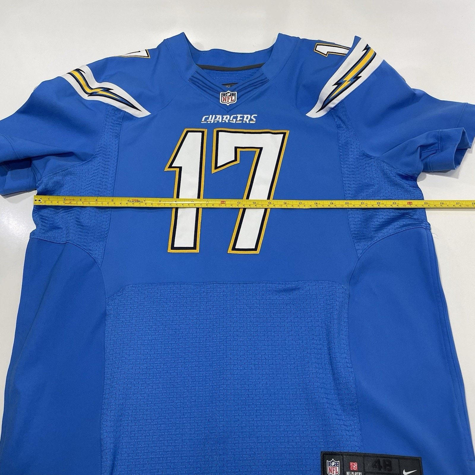 Nike Phillip Rivers #17 Team Issued Nike On-Field Jersey Blue 48 Size US L / EU 52-54 / 3 - 7 Thumbnail