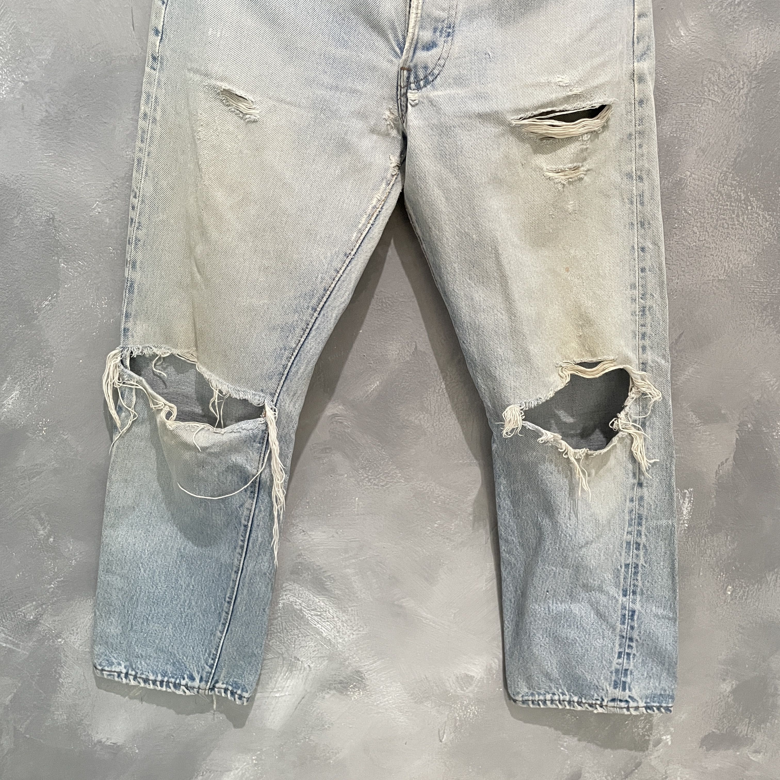 Levi's Rare Vintage 80s Levi's 501 Redline Selvedge Size US 28 / EU 44 - 5 Thumbnail