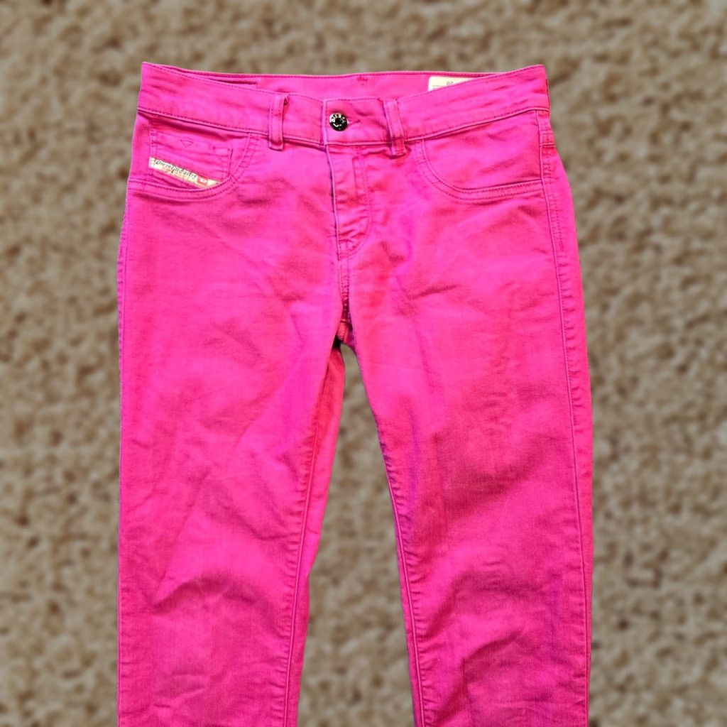 Diesel Diesel Jeans Womens Size 28 Hot Pink Super Slim Jegging Mid Rise Stretch Casual Size 28" / US 6 / IT 42 - 1 Thumbnail