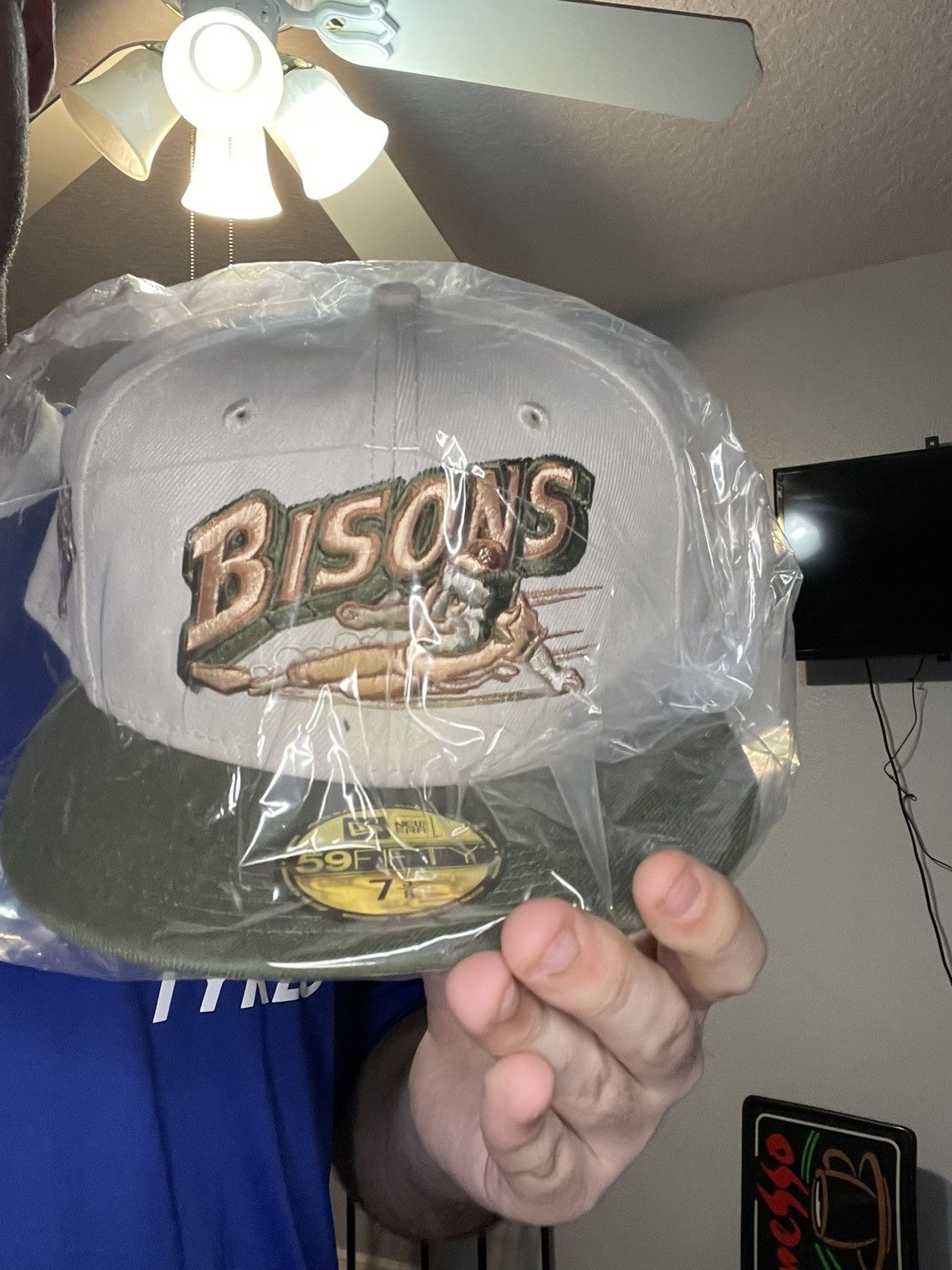 Streetwear Buffalo Bisons Olive two tone Fitted hat Peach uv Grailed