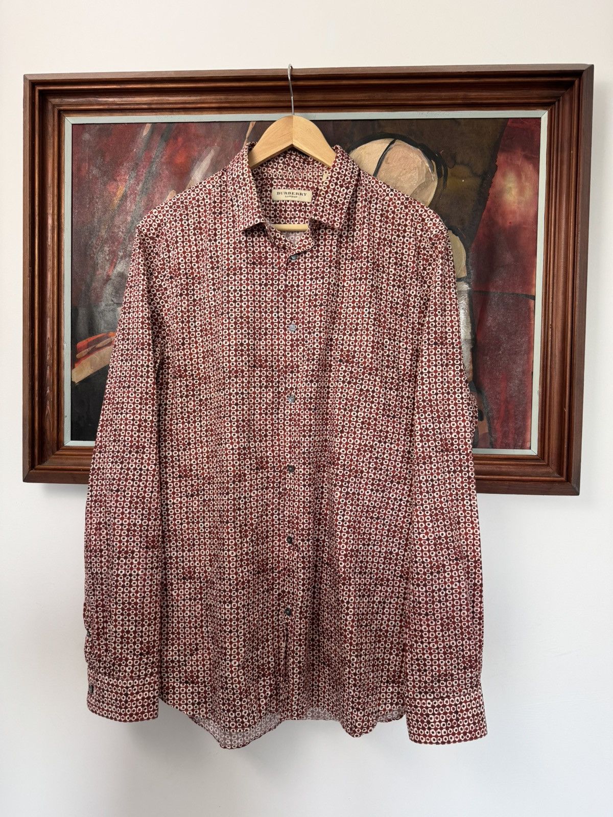 Burberry Burberry London Casual Button Up Shirt High Quality Print Size US L / EU 52-54 / 3 - 1 Thumbnail
